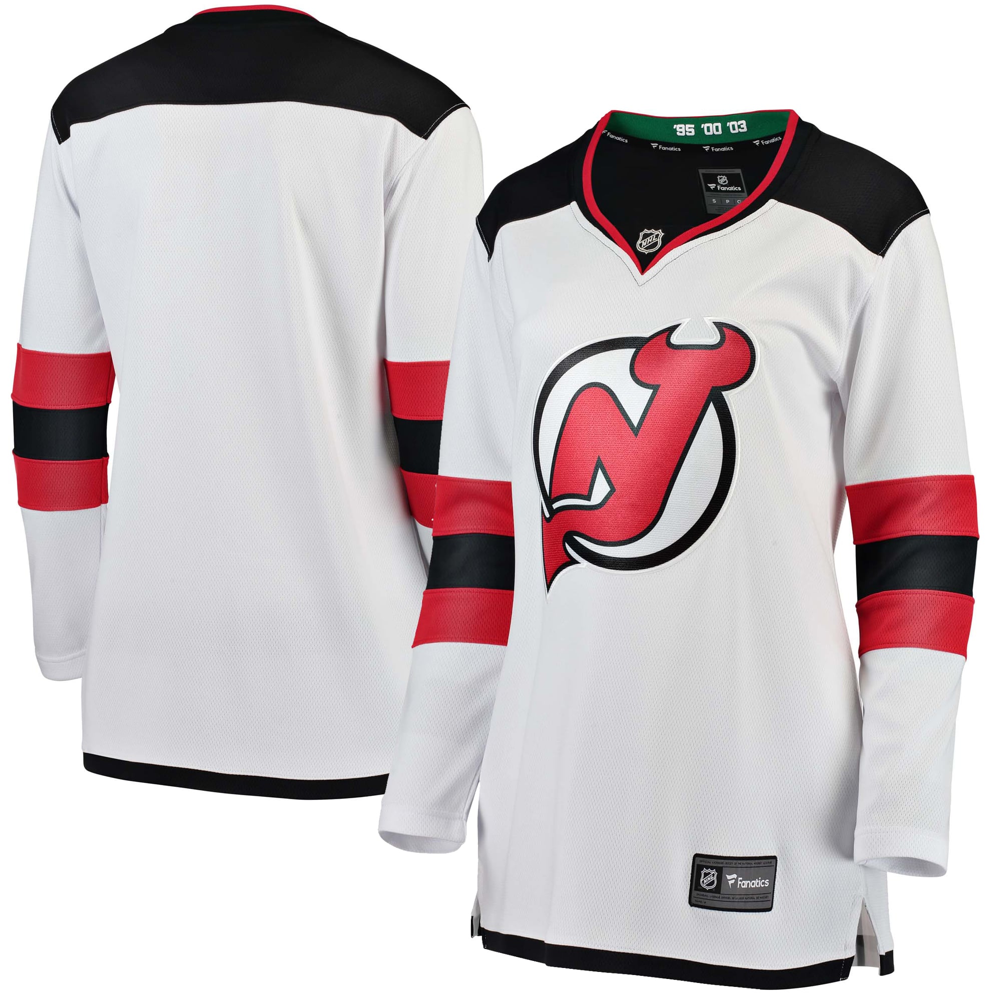 New Jersey Devils Women's Away Breakaway Jersey - White - Image 2