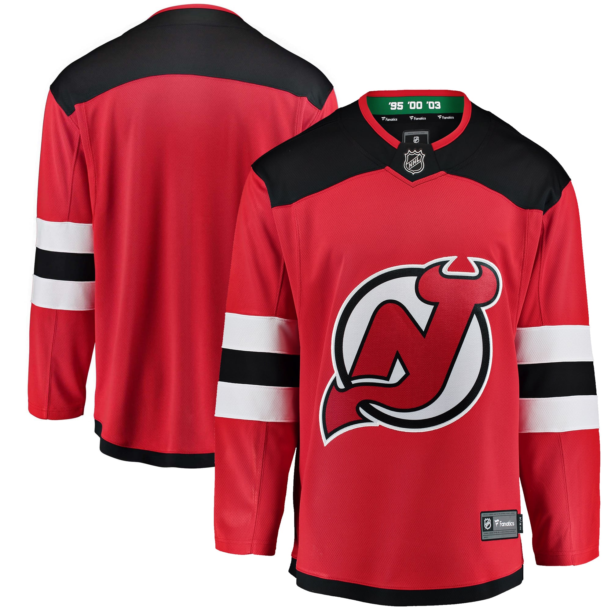 New Jersey Devils Youth Away Breakaway Jersey - Red - Image 2