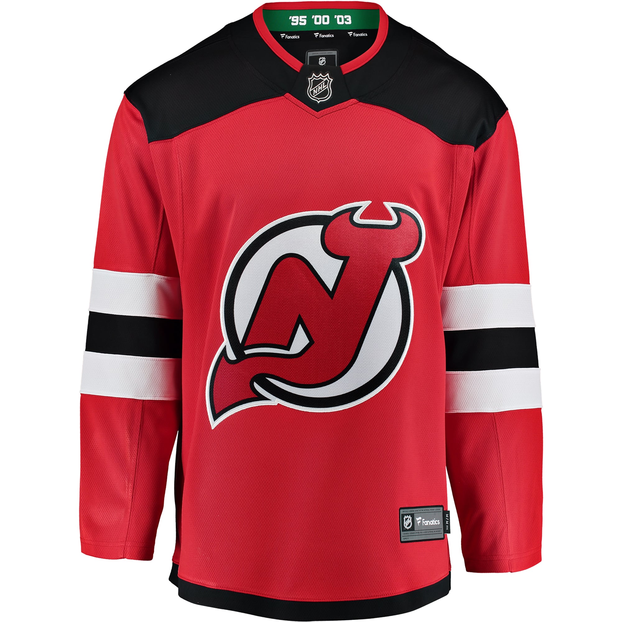 New Jersey Devils Youth Breakaway Home Jersey - Red - Image 3