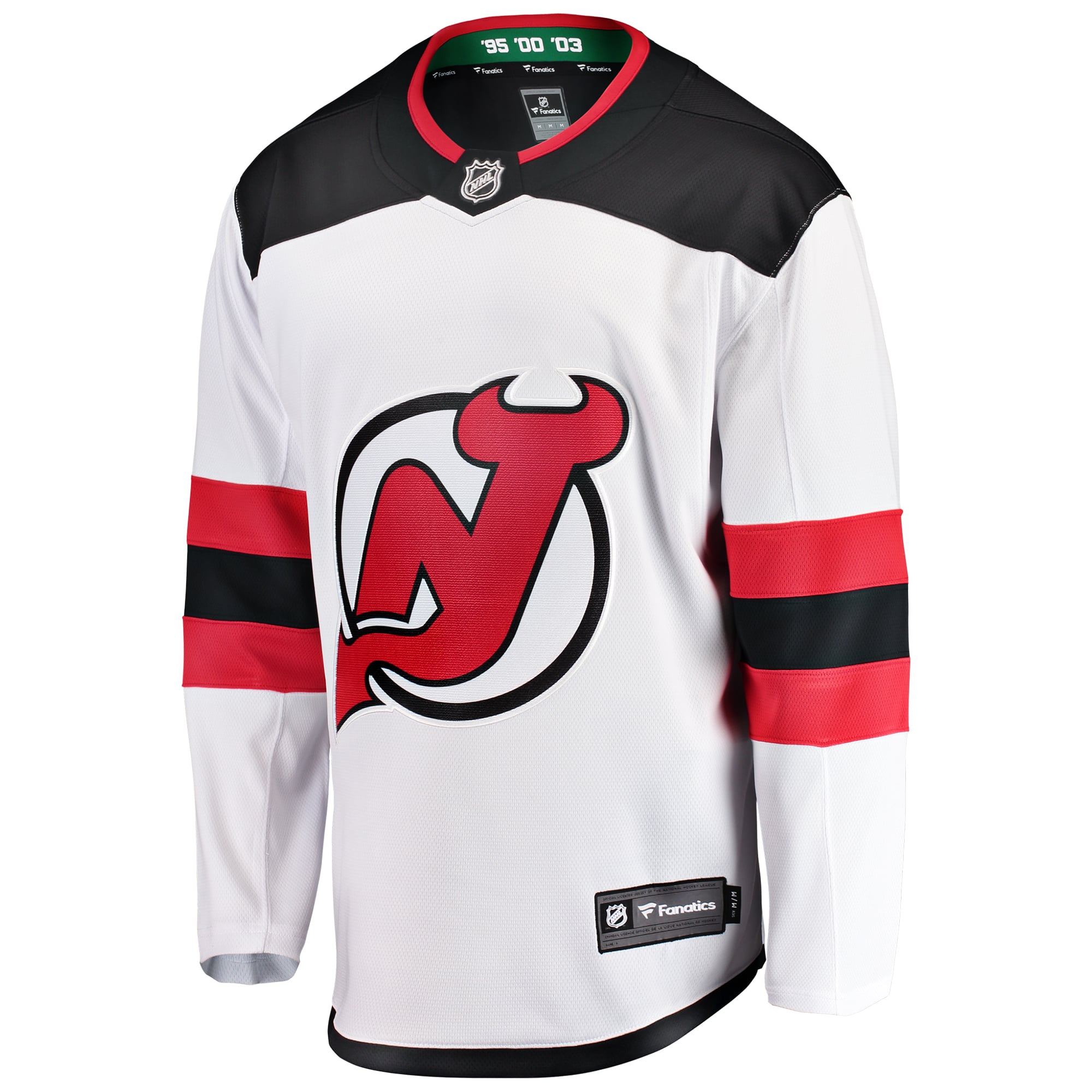 New Jersey Devils Youth Breakaway Home Jersey - White - Image 3