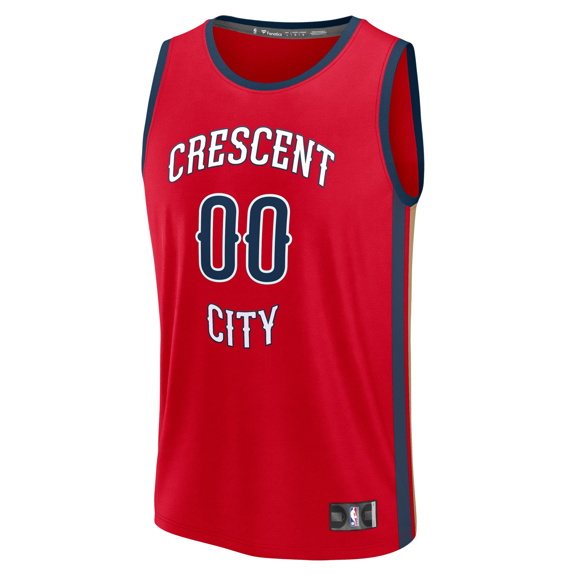 New Orleans Pelicans Fast Break Custom Jersey - Statement Edition - Red - Image 3