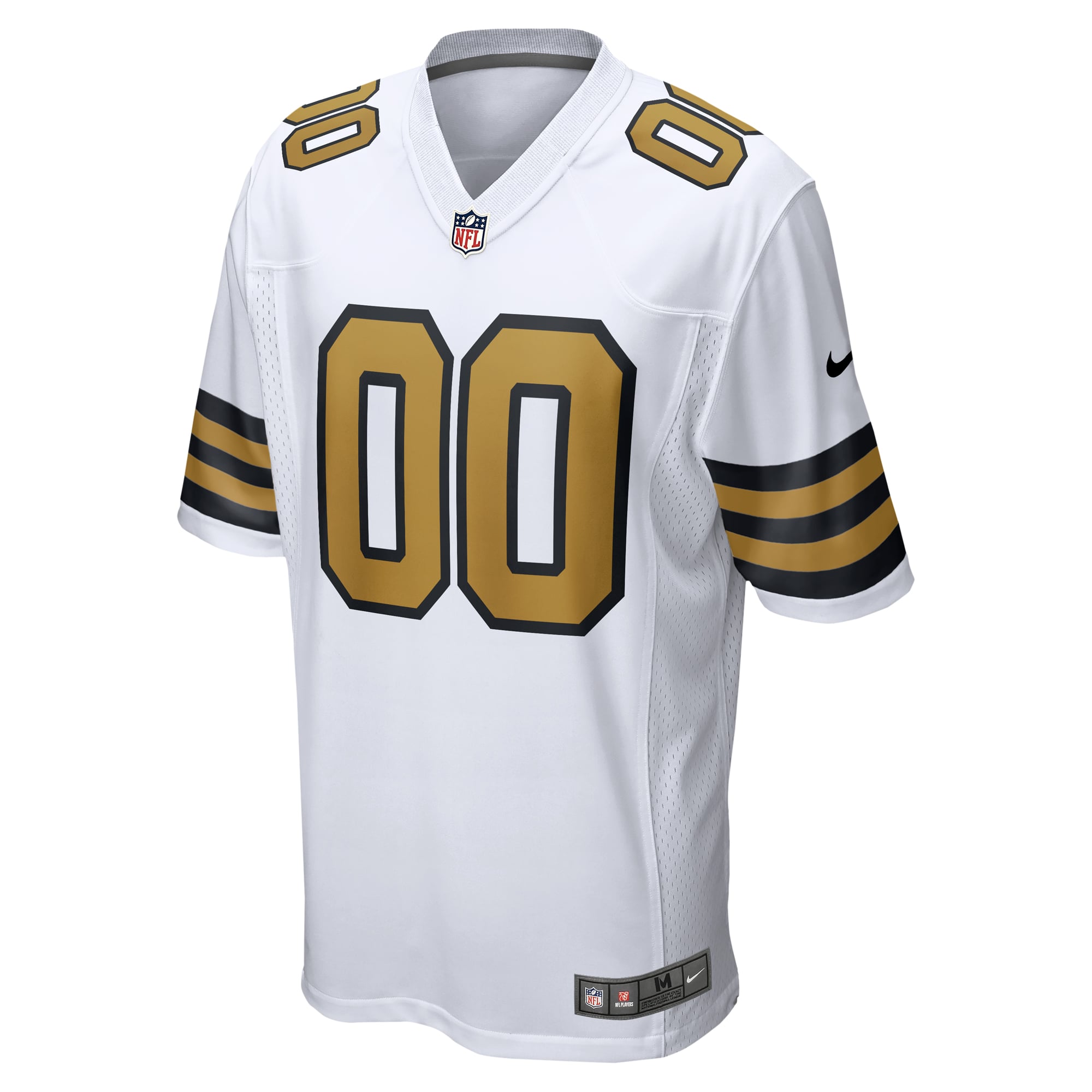 New Orleans Saints Gameday Golds Alternate Custom Game Jersey - White - Image 3