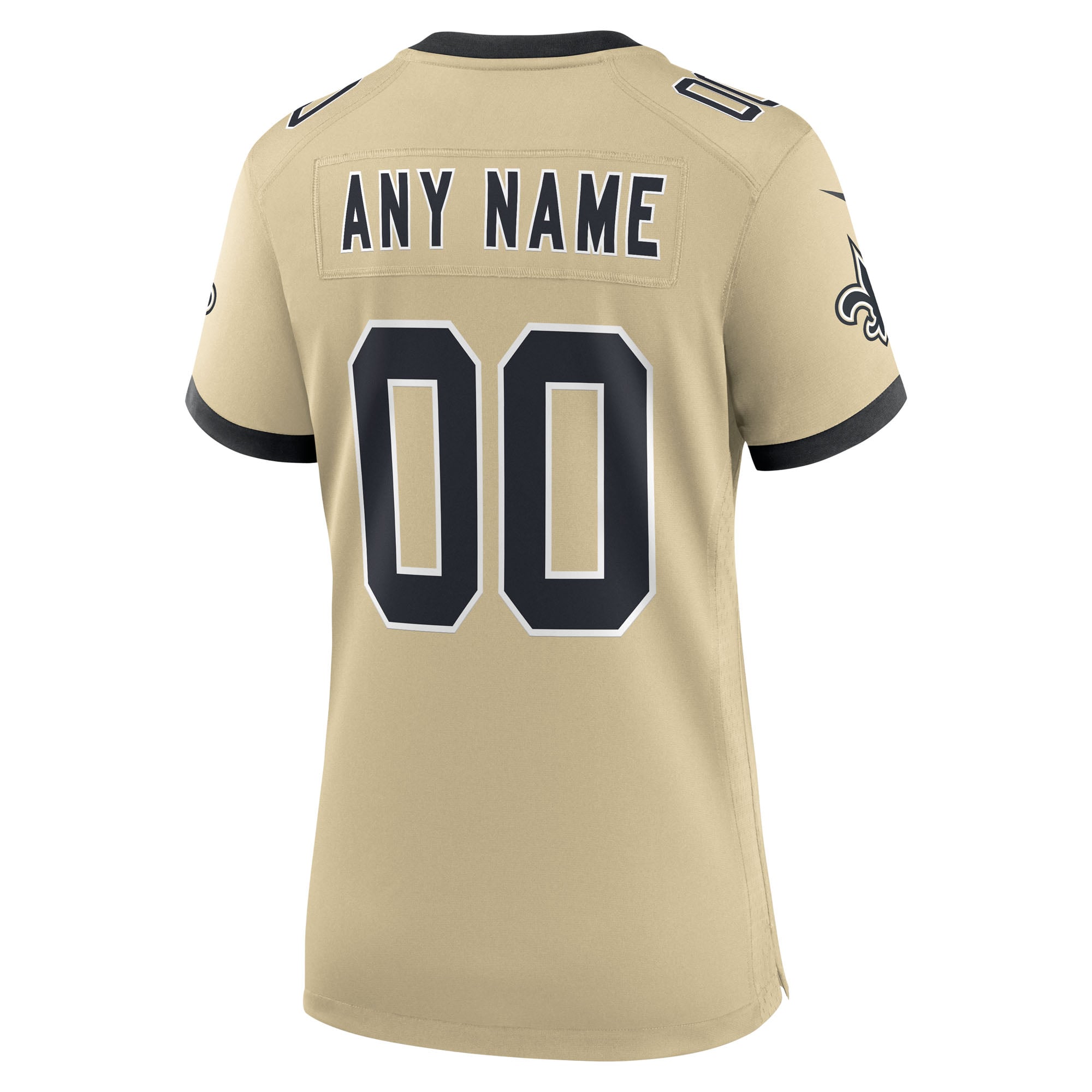 New Orleans Saints Women's Gameday Golds Alternate Custom Game Jersey - Gold - Image 4