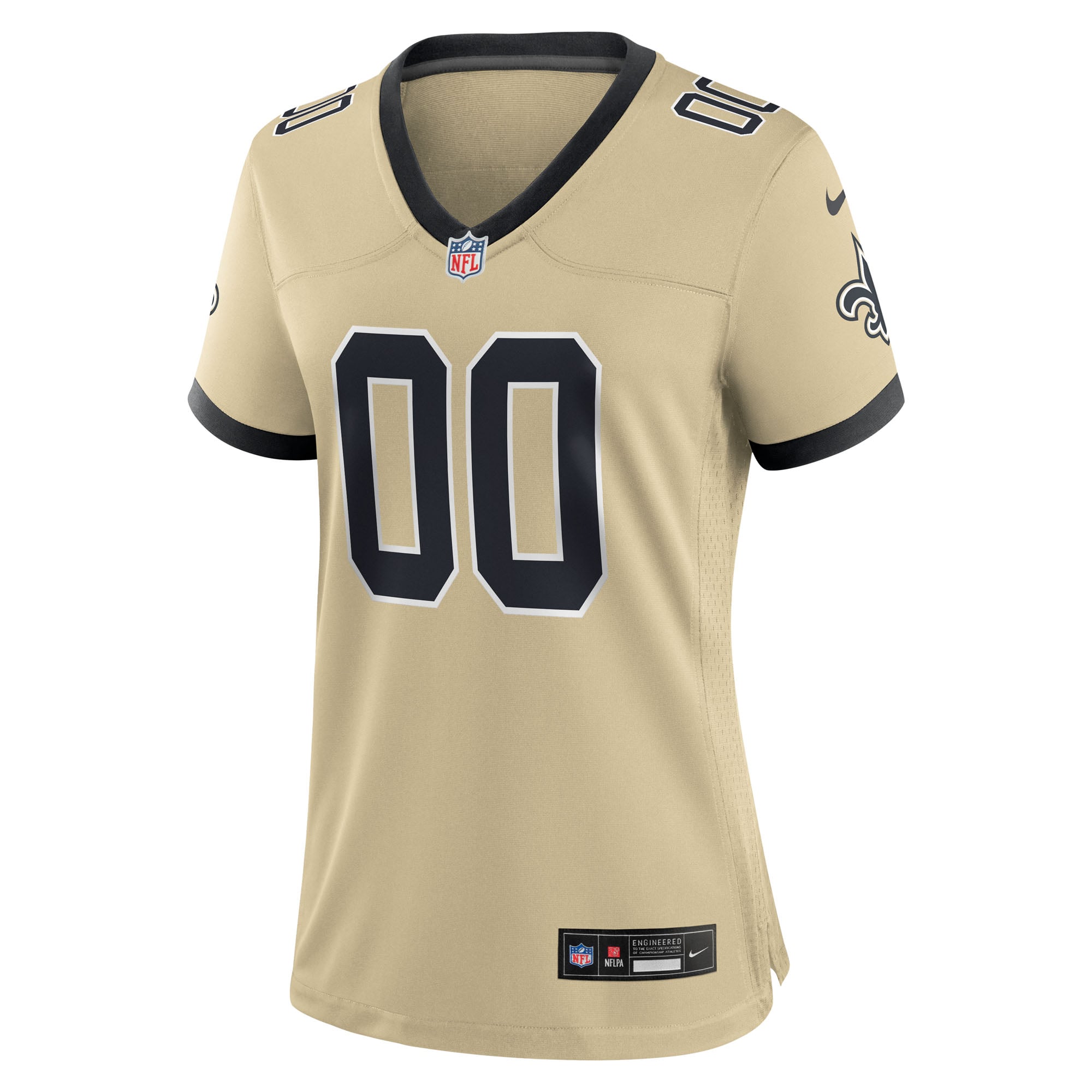 New Orleans Saints Women's Gameday Golds Alternate Custom Game Jersey - Gold - Image 3