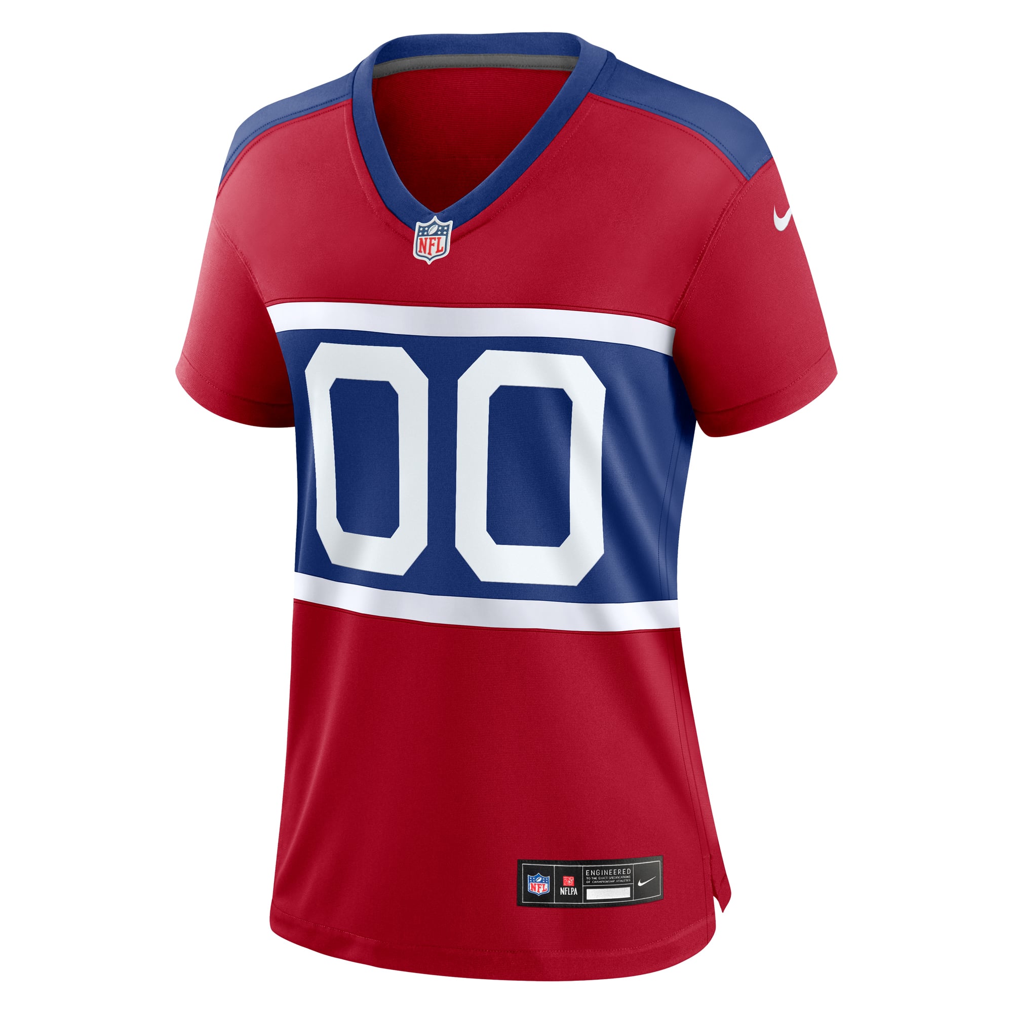 New York Giants Women's Custom Jersey - Red - Image 3