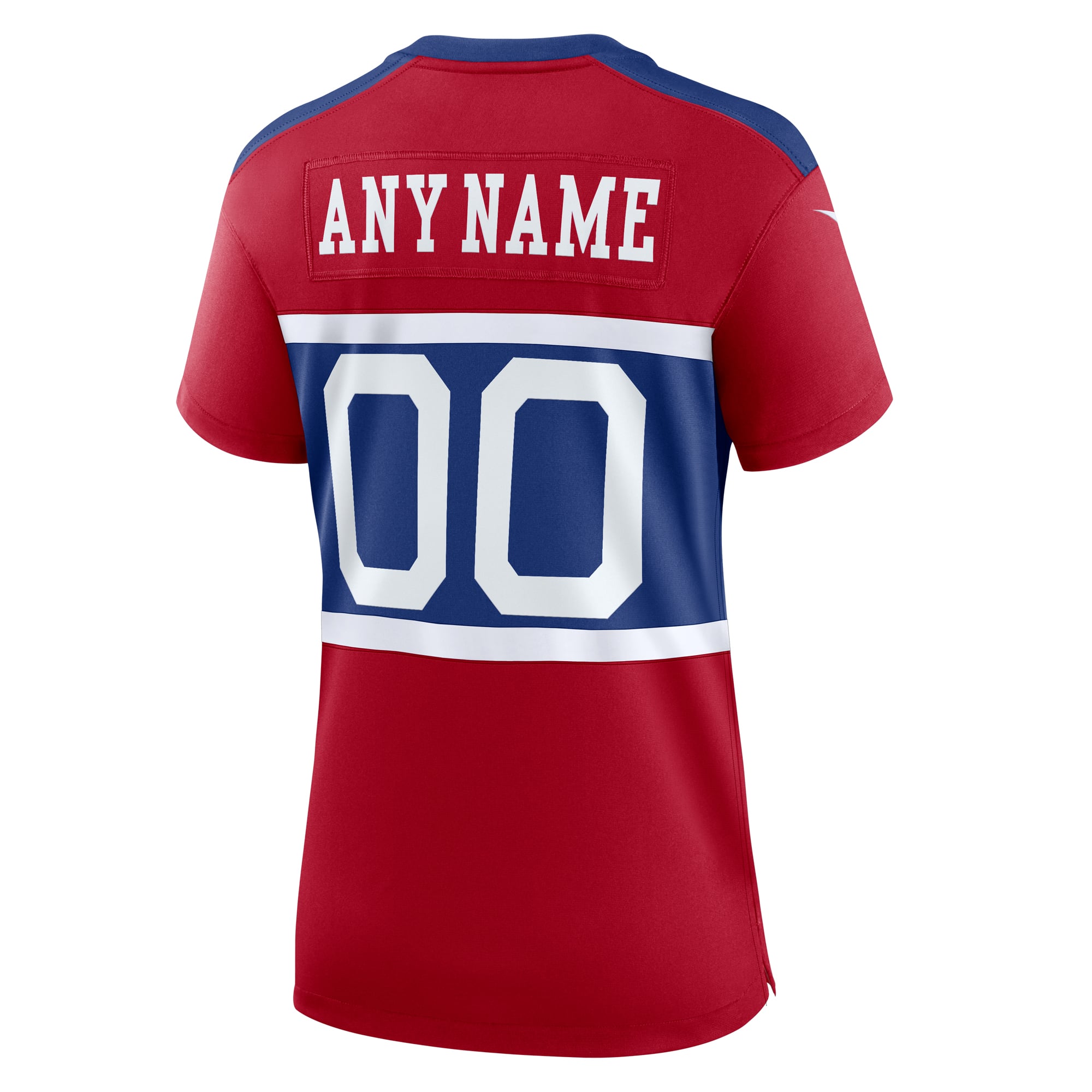 New York Giants Women's Custom Jersey - Red - Image 4