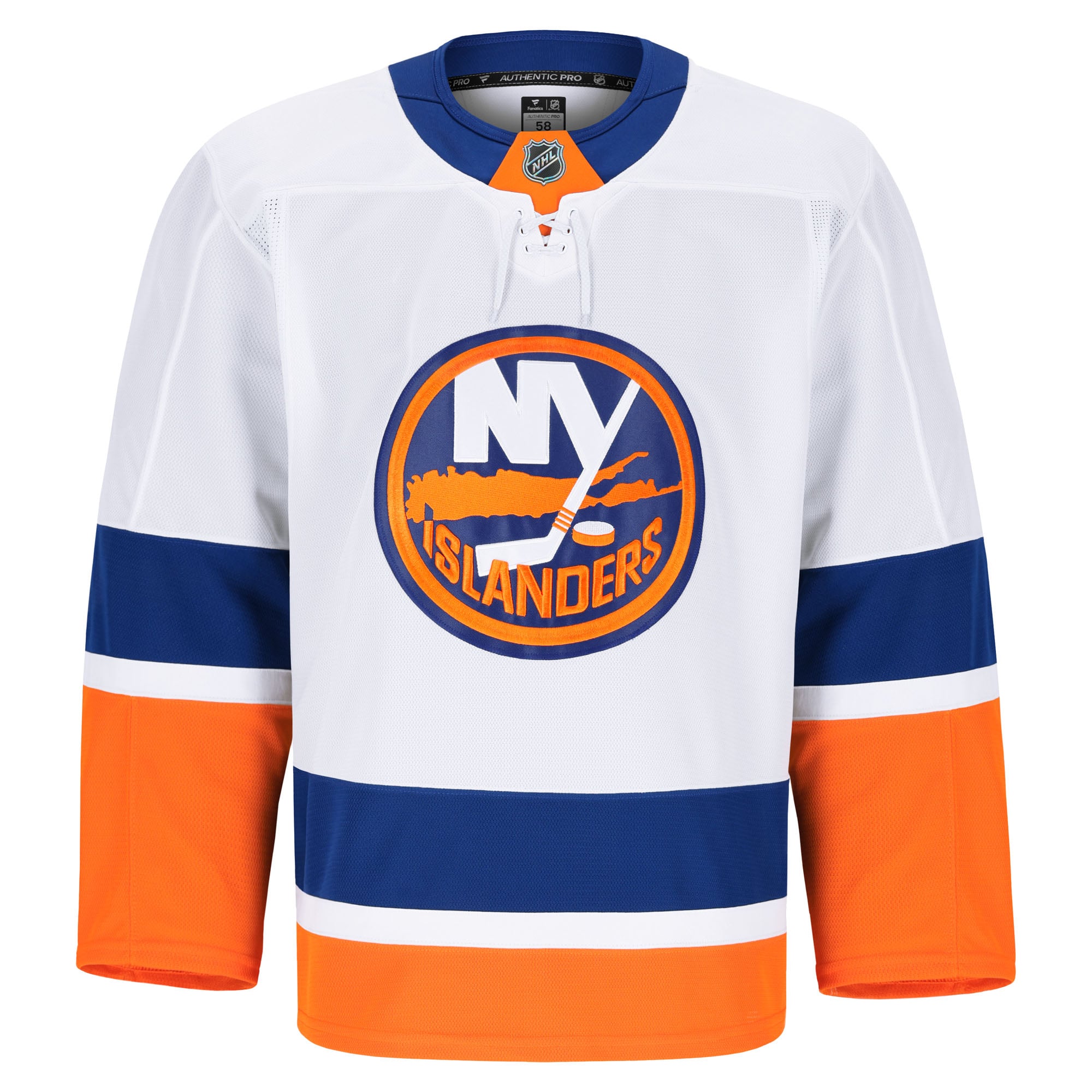 New York Islanders Away Pro Jersey - White - Image 3