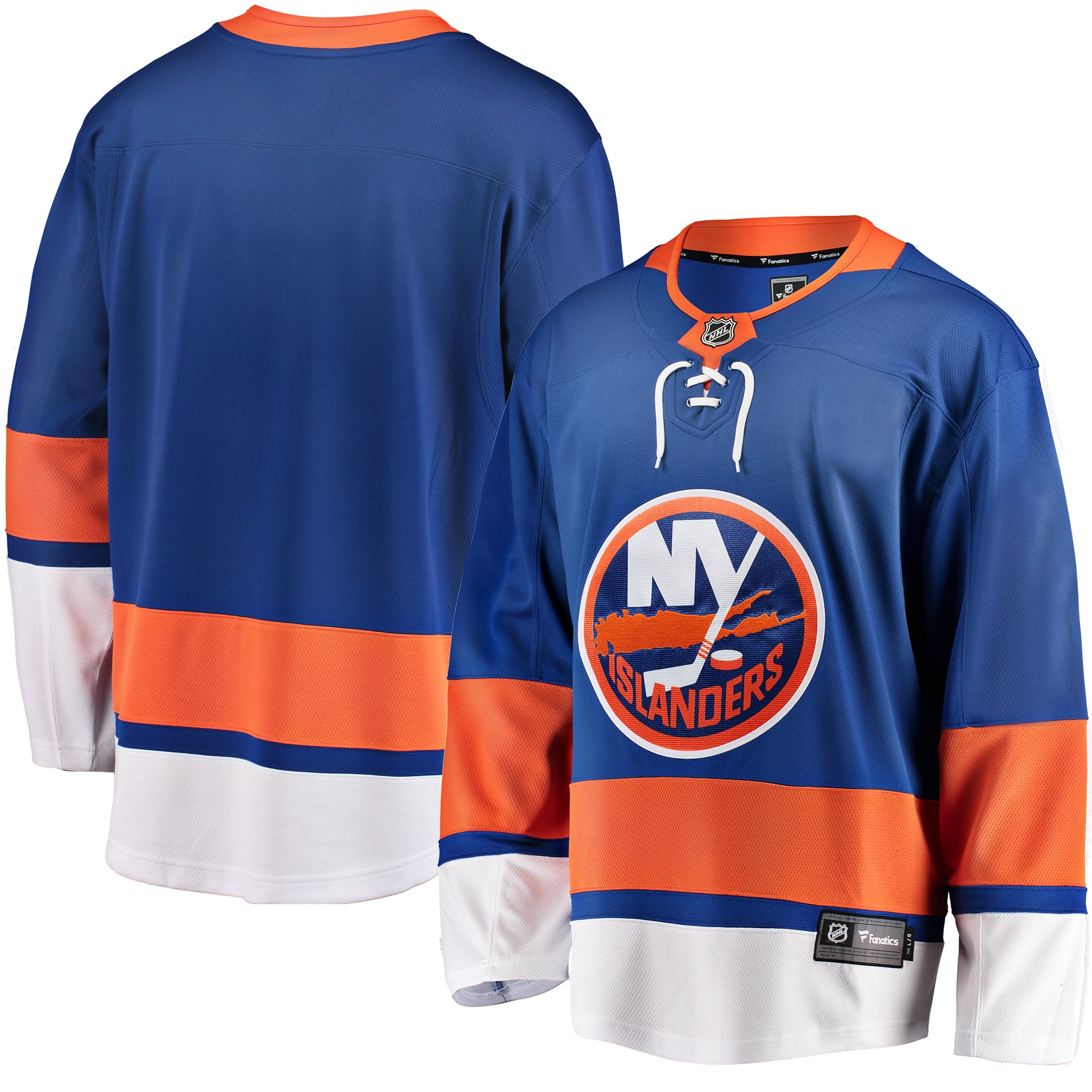 New York Islanders Breakaway Away Jersey - Blue - Image 2