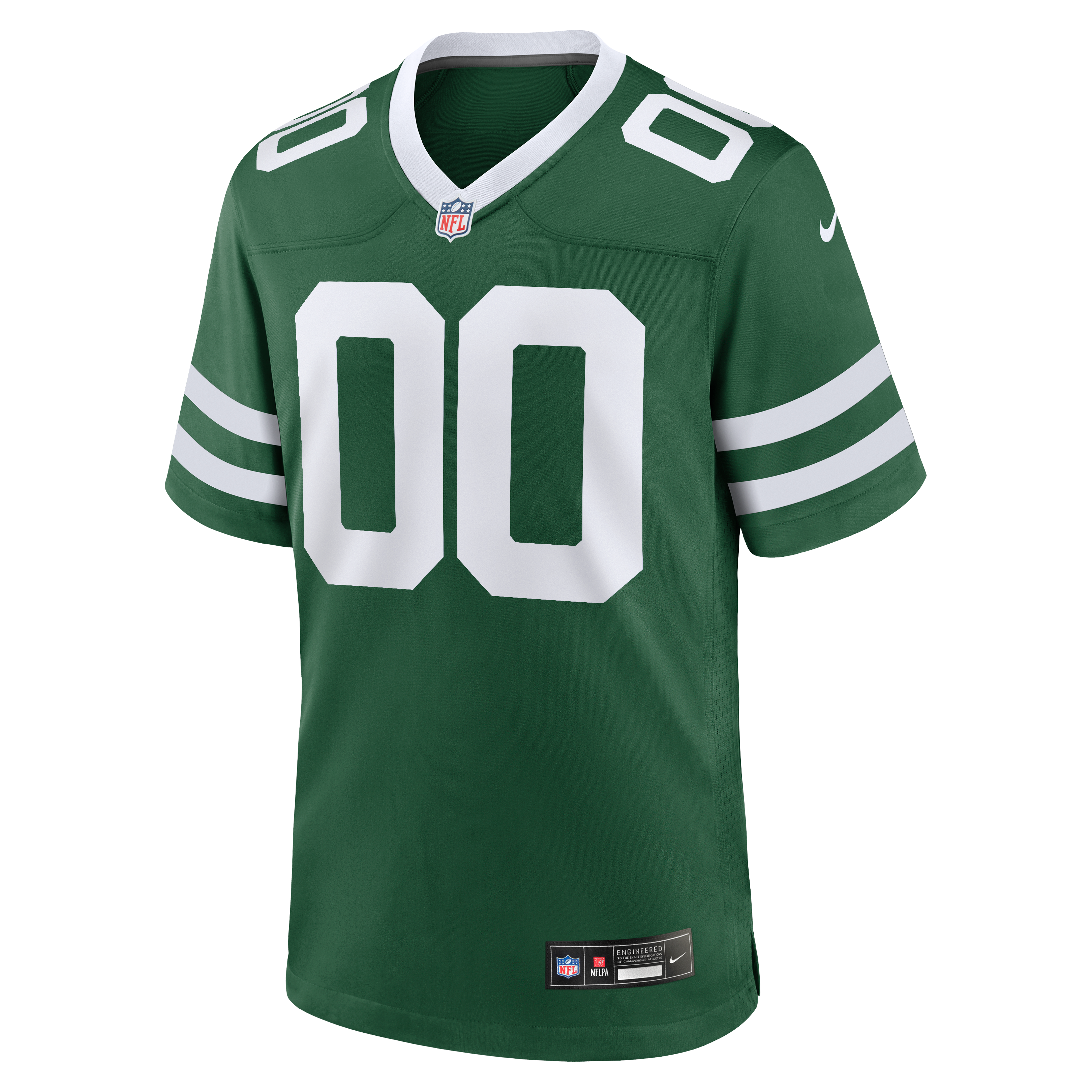 New York Jets Alternate Custom Game Jersey - Legacy Black - Green - Image 3