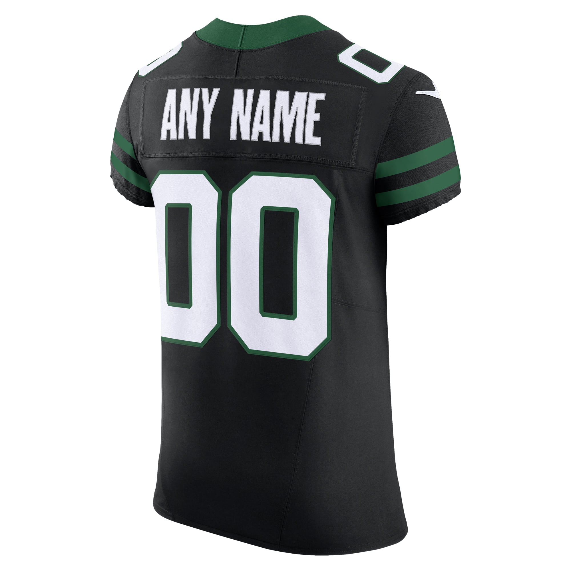 New York Jets Vapor F.U.S.E. Elite Custom Jersey - Legacy Green - Black - Image 4