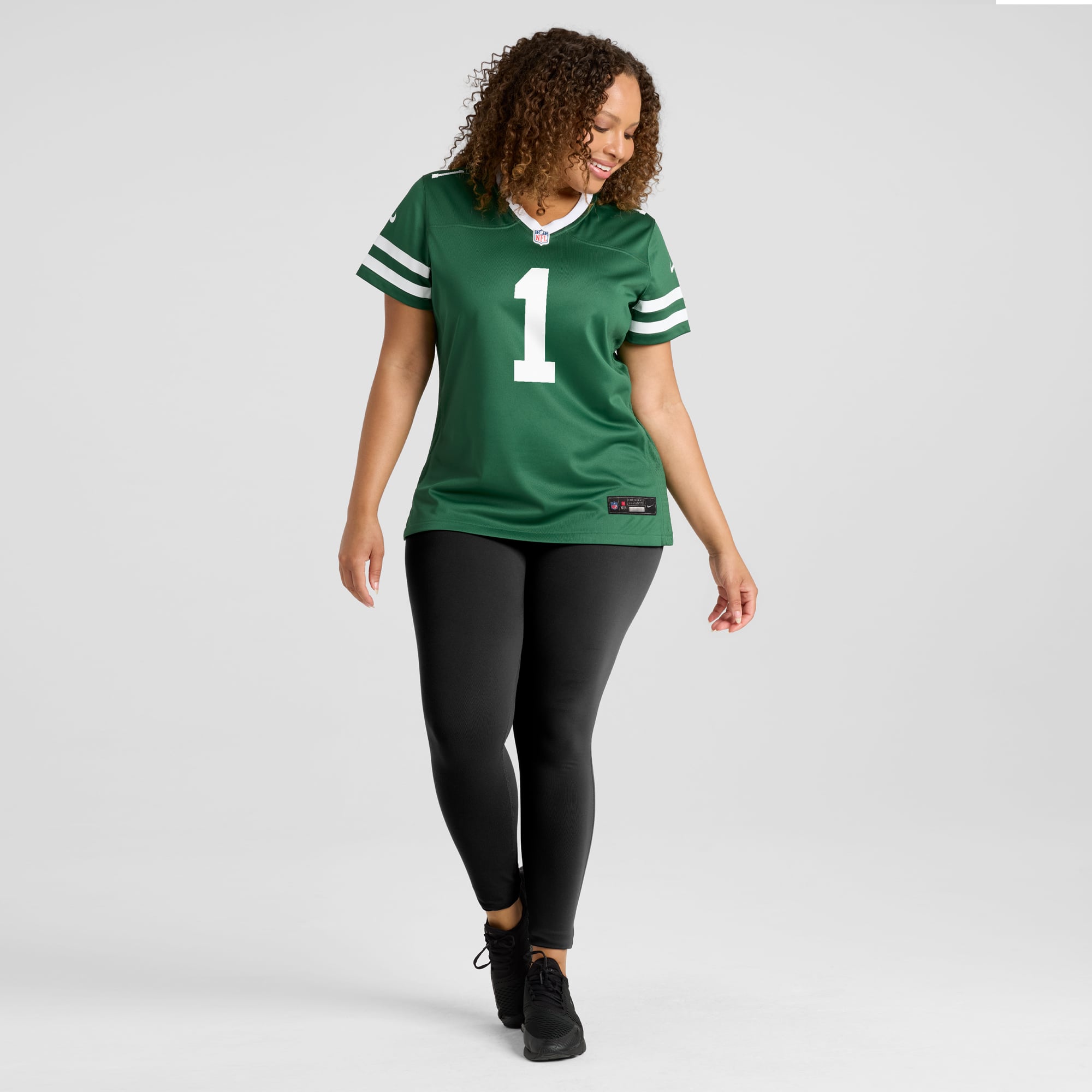 New York Jets Women's #1 Mom Game Jersey - Legacy Green - Image 7