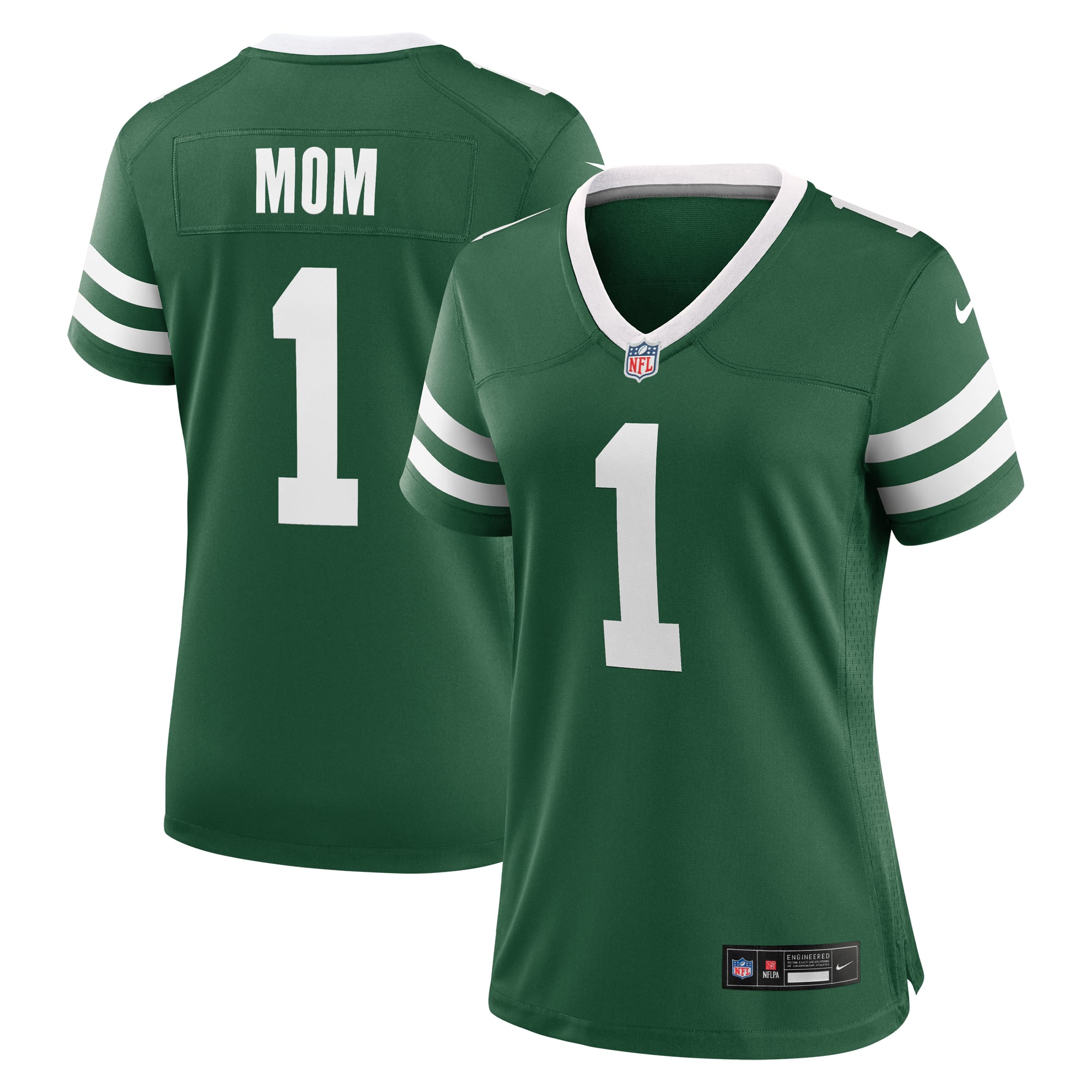 New York Jets Women's #1 Mom Game Jersey - Legacy Green - Image 2