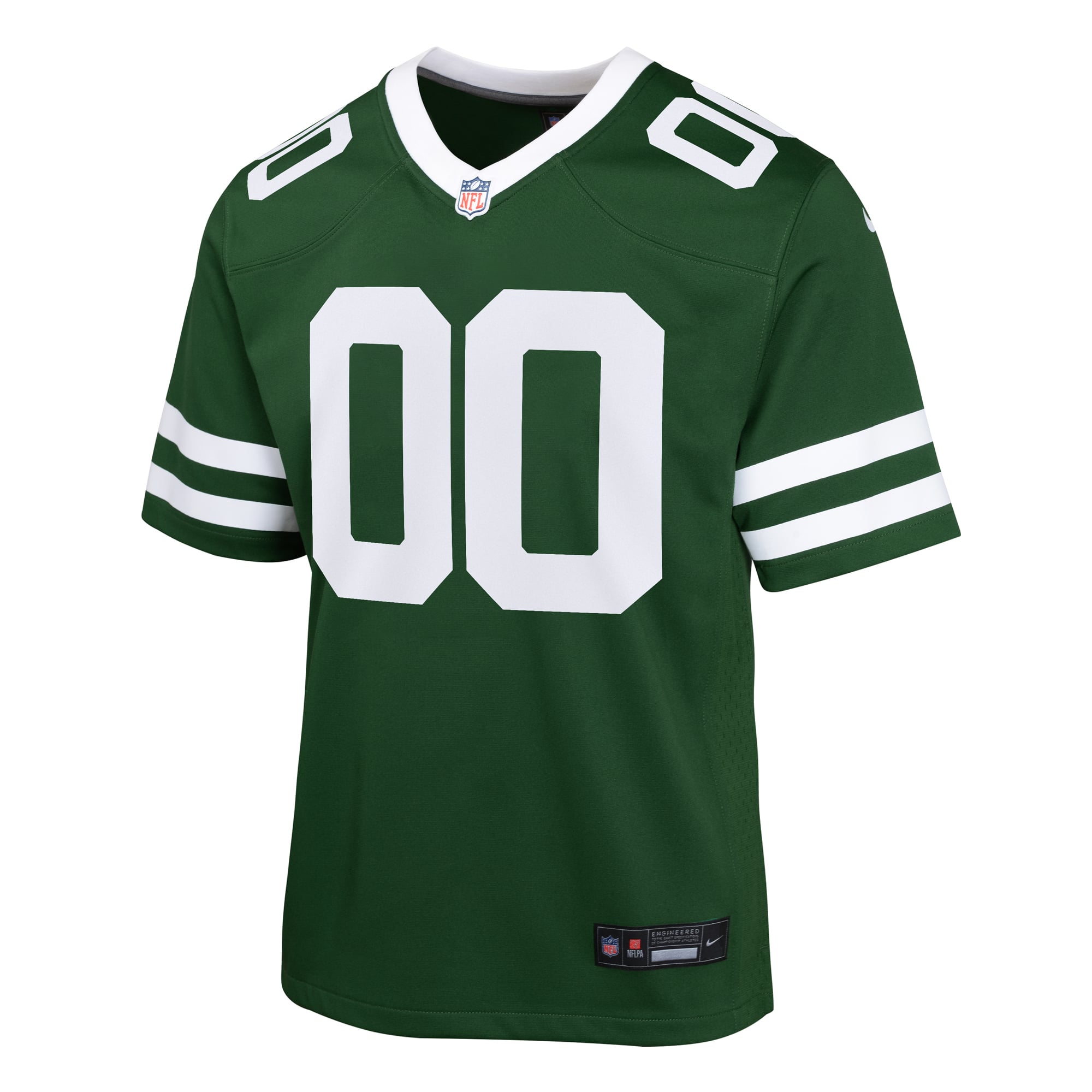 New York Jets Youth Custom Game Jersey - Legacy Green - Image 3