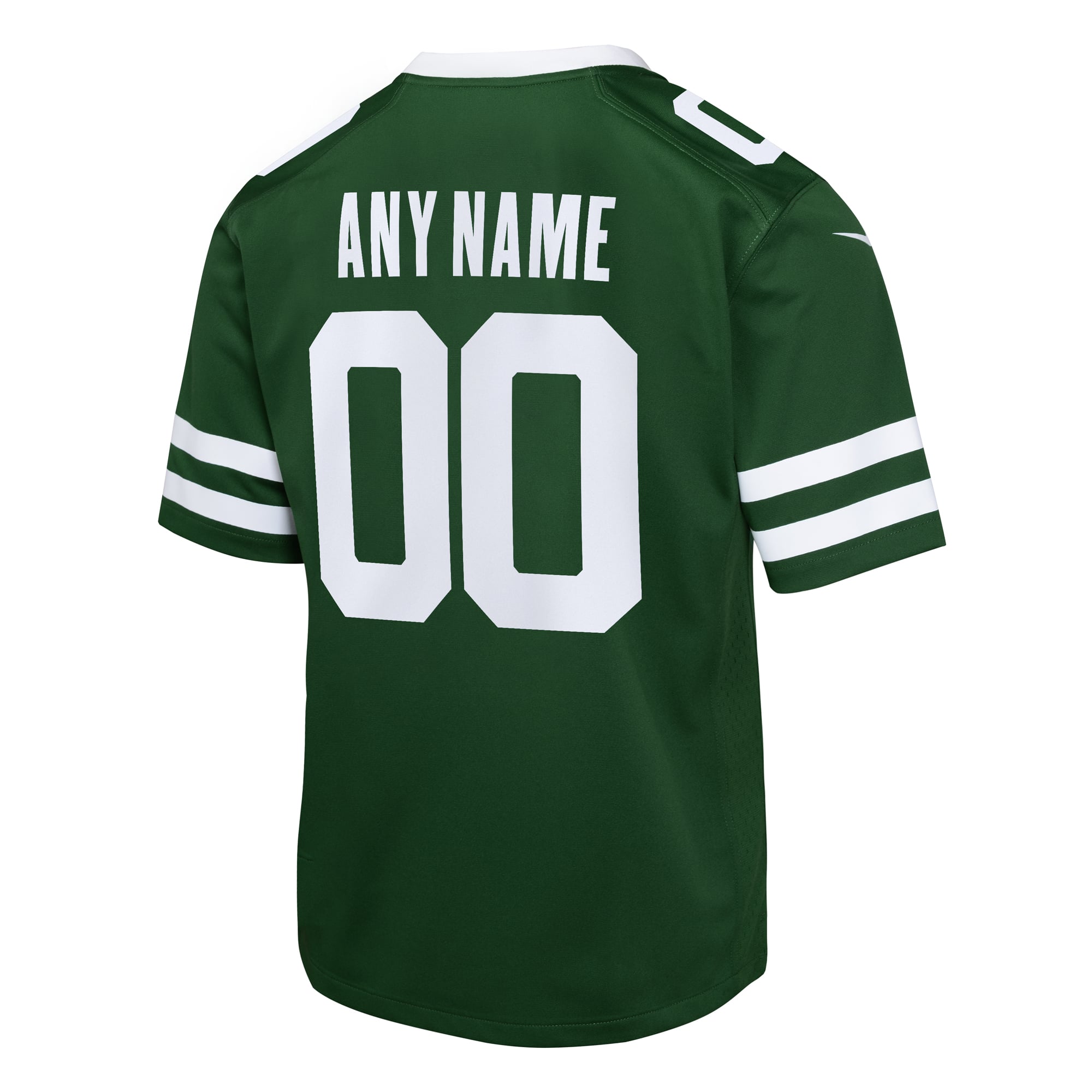 New York Jets Youth Custom Game Jersey - Legacy Green - Image 4