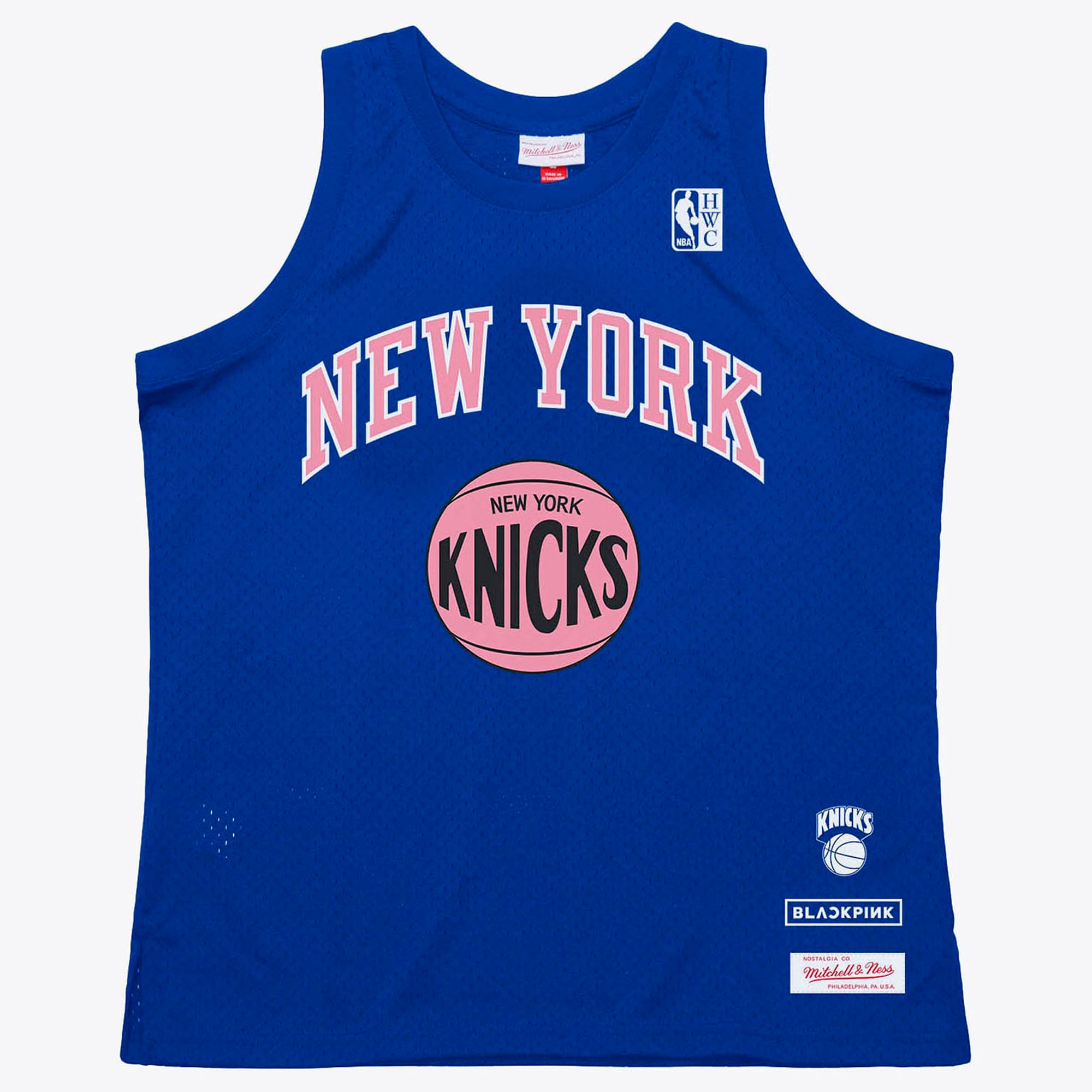 New York Knicks x BLACKPINK Hardwood Classics Swingman Jersey - Blue - Limited Edition