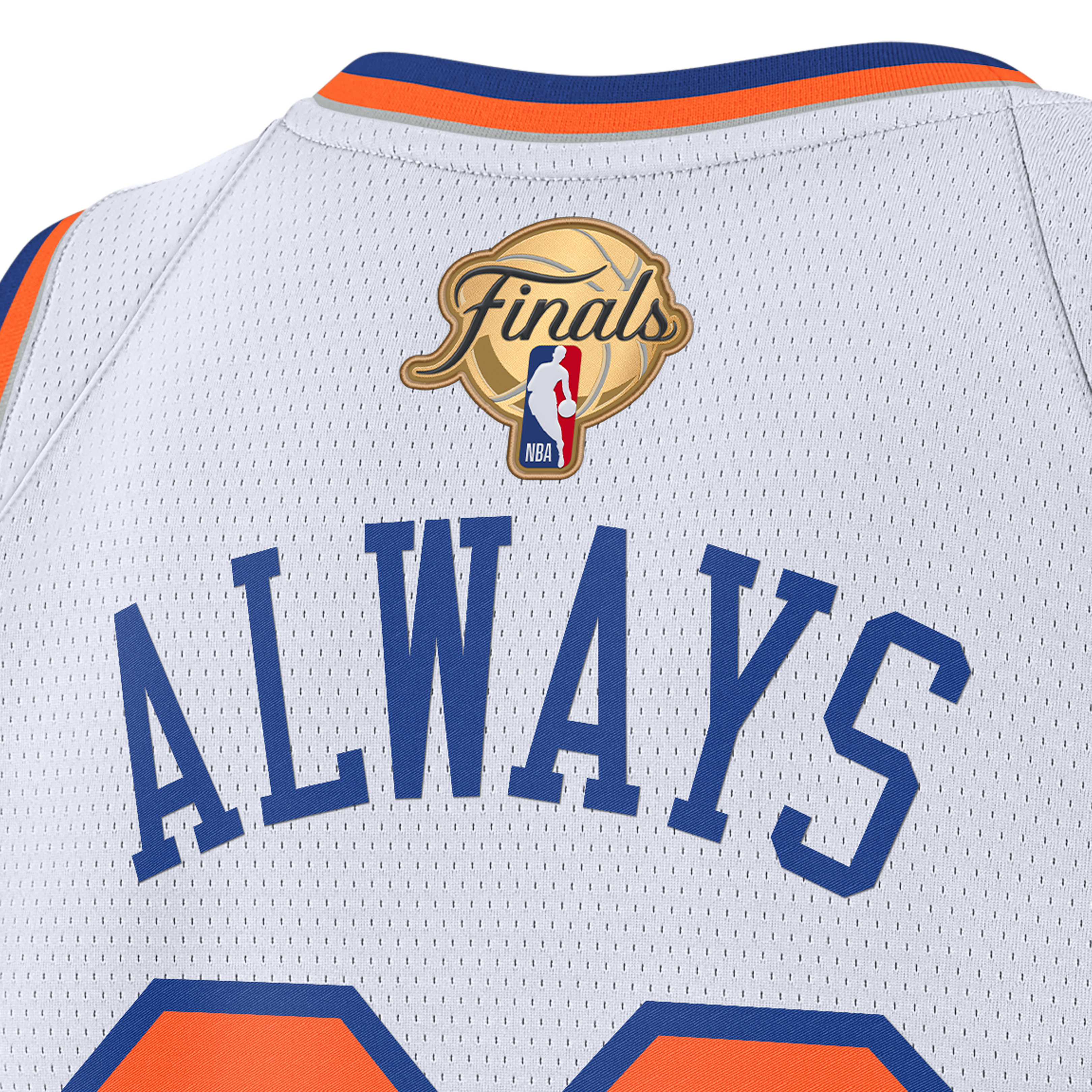 New York Knicks Unisex 2026 Finals Champions Always 26 Swingman Jersey - White - Association Edition - Image 5