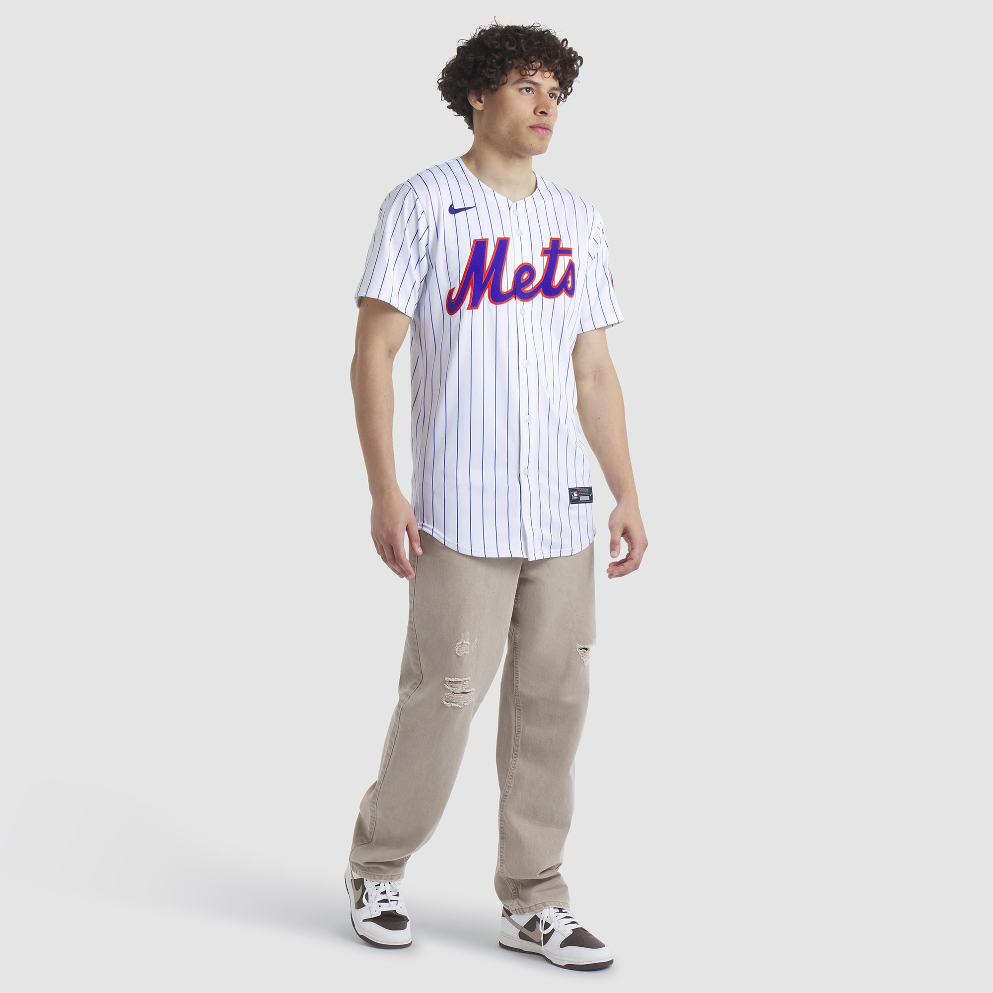 New York Mets Home Team Jersey - White - Image 7