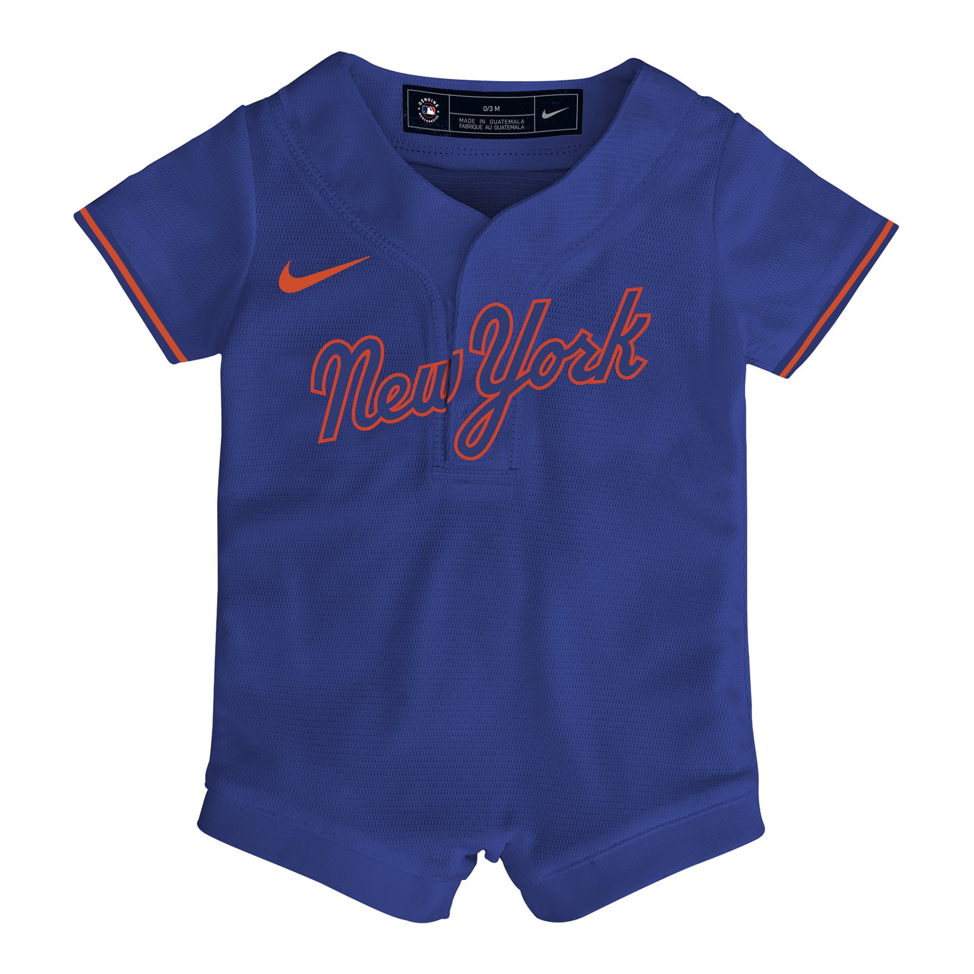 New York Mets Infant Alternate Romper Jersey - Royal - Image 3