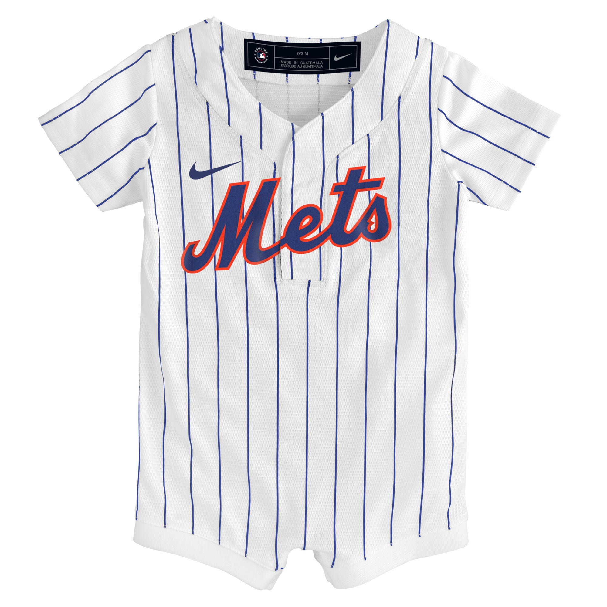 New York Mets Infant Home Romper Jersey - White - Image 3