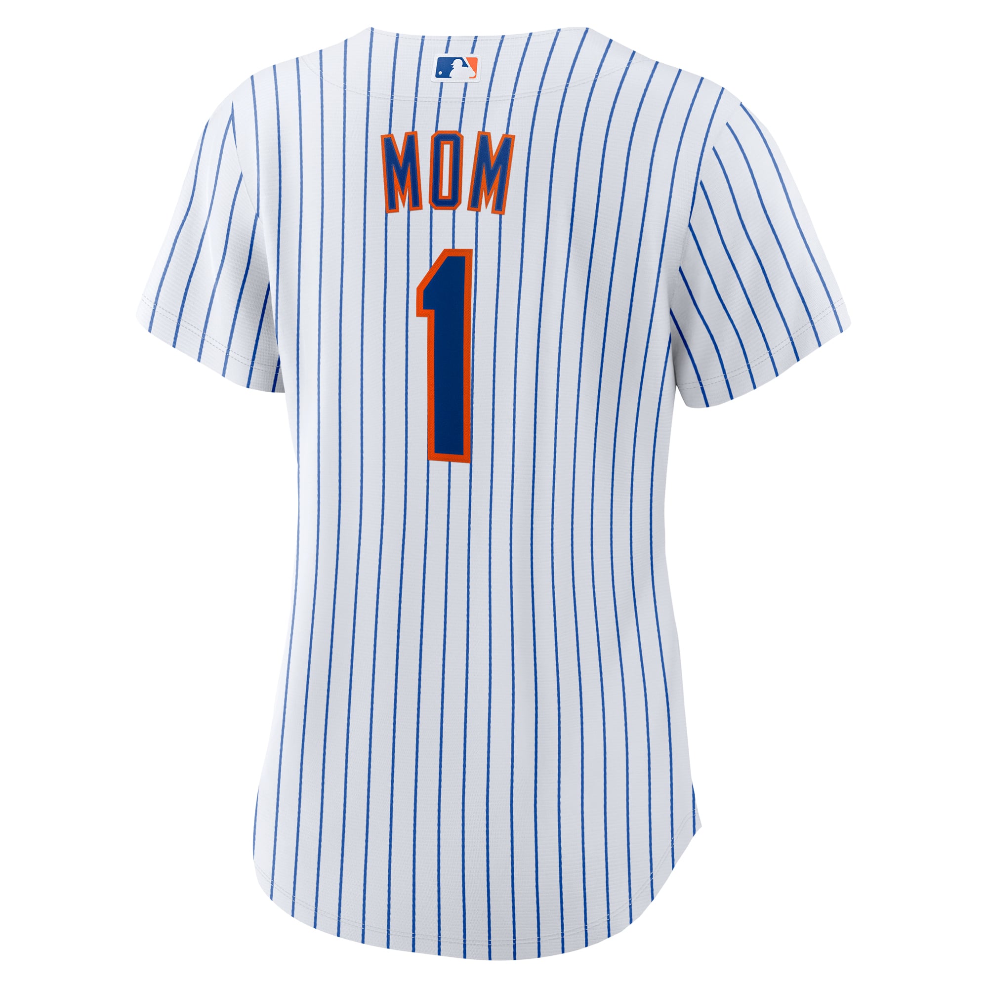 New York Mets Women's #1 Mom Home Jersey - White - Image 4