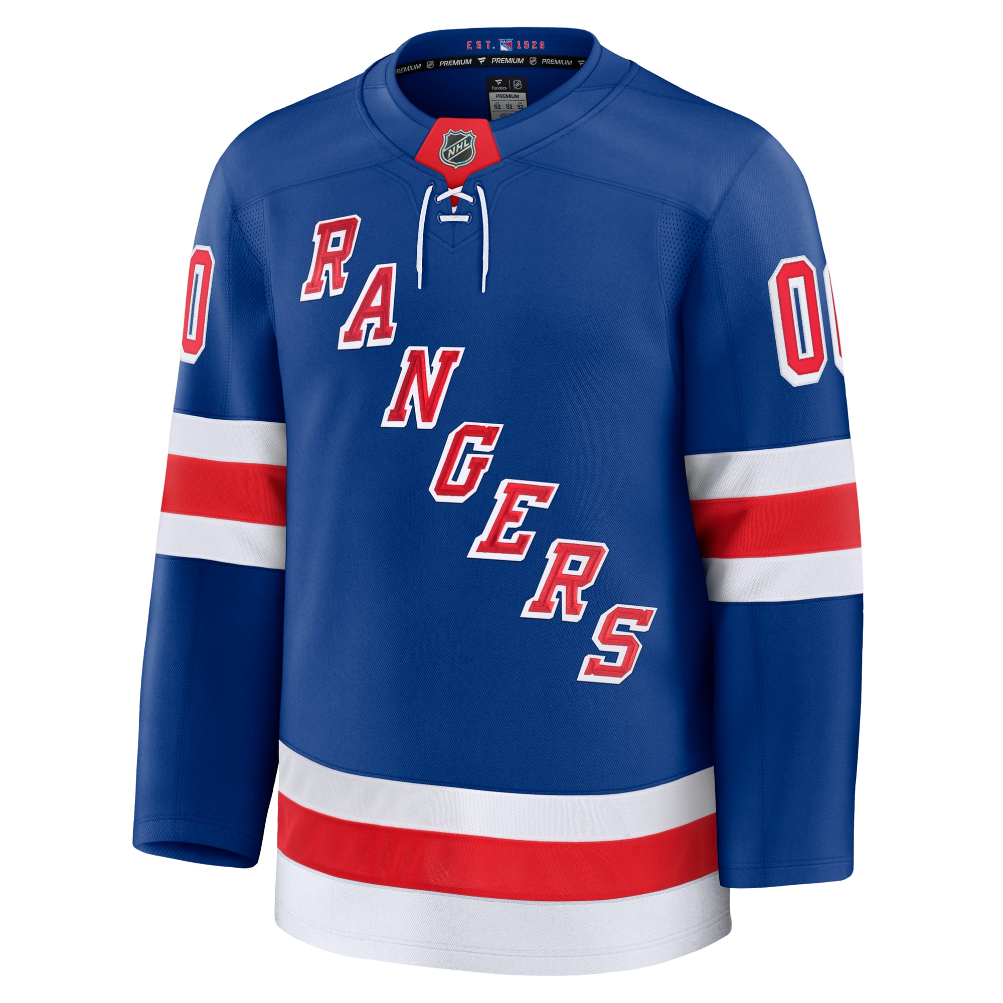 New York Rangers Alternate Premium Custom Jersey - Royal - Image 3