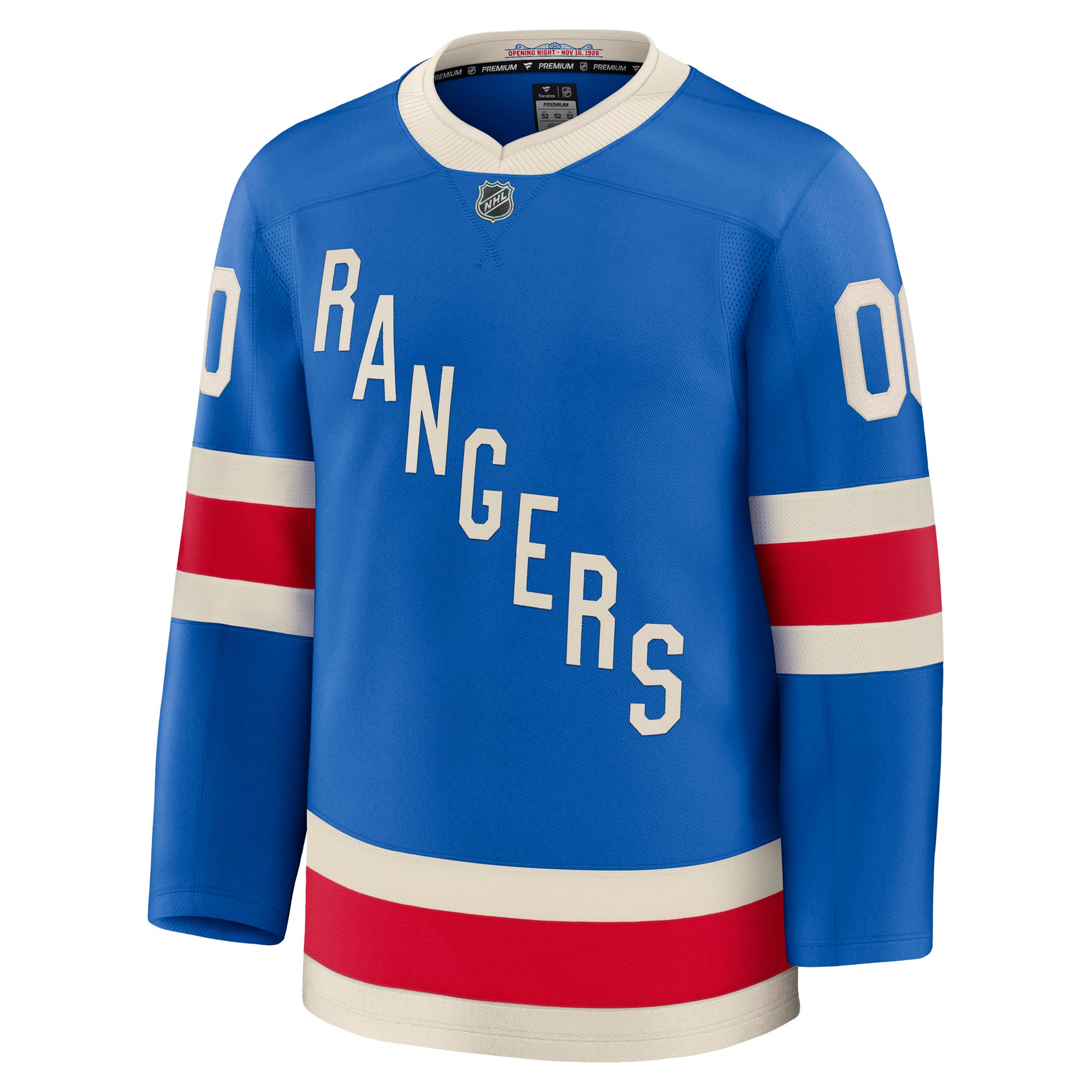 New York Rangers Away Premium Custom Jersey - Blue - Image 3
