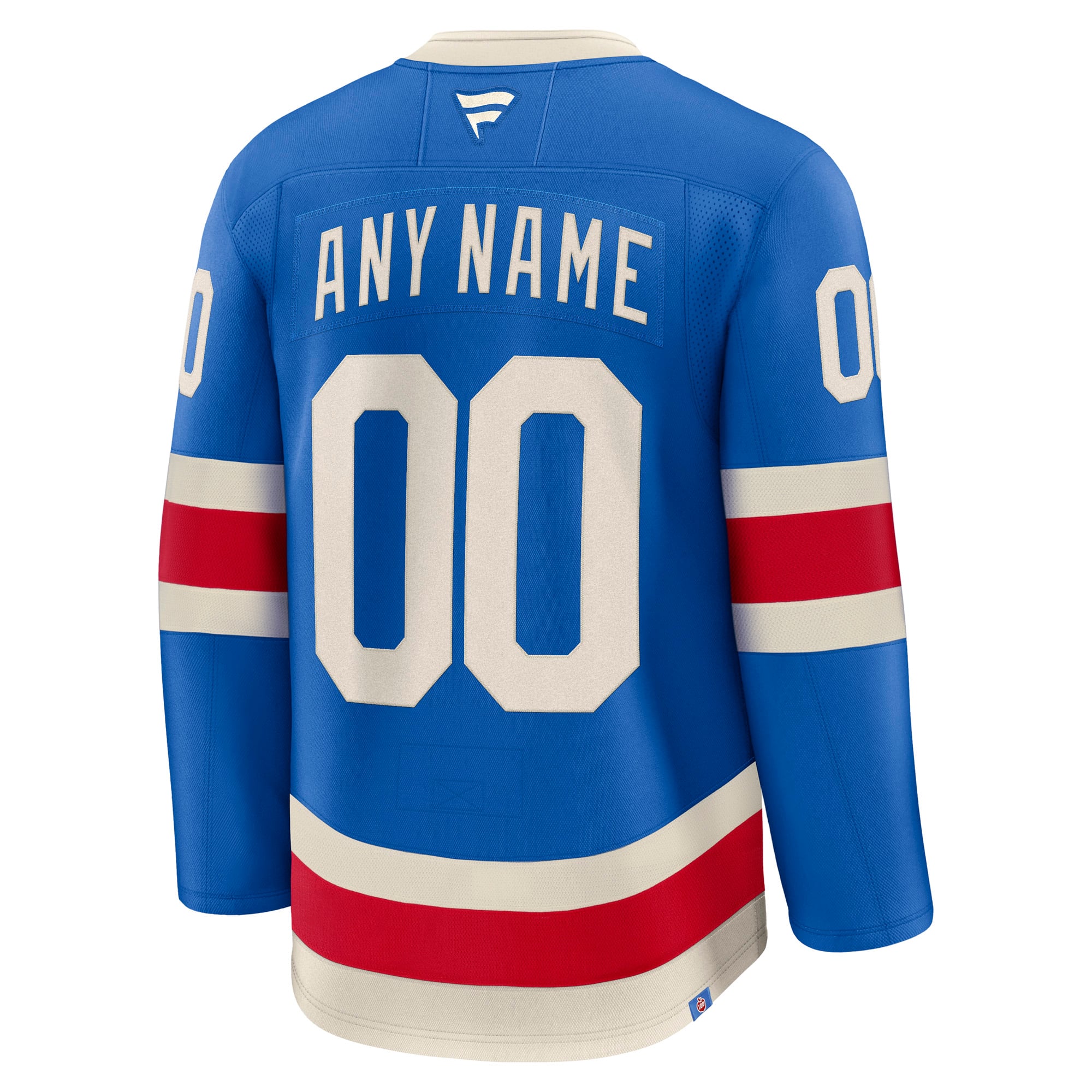New York Rangers Away Premium Custom Jersey - Blue - Image 4