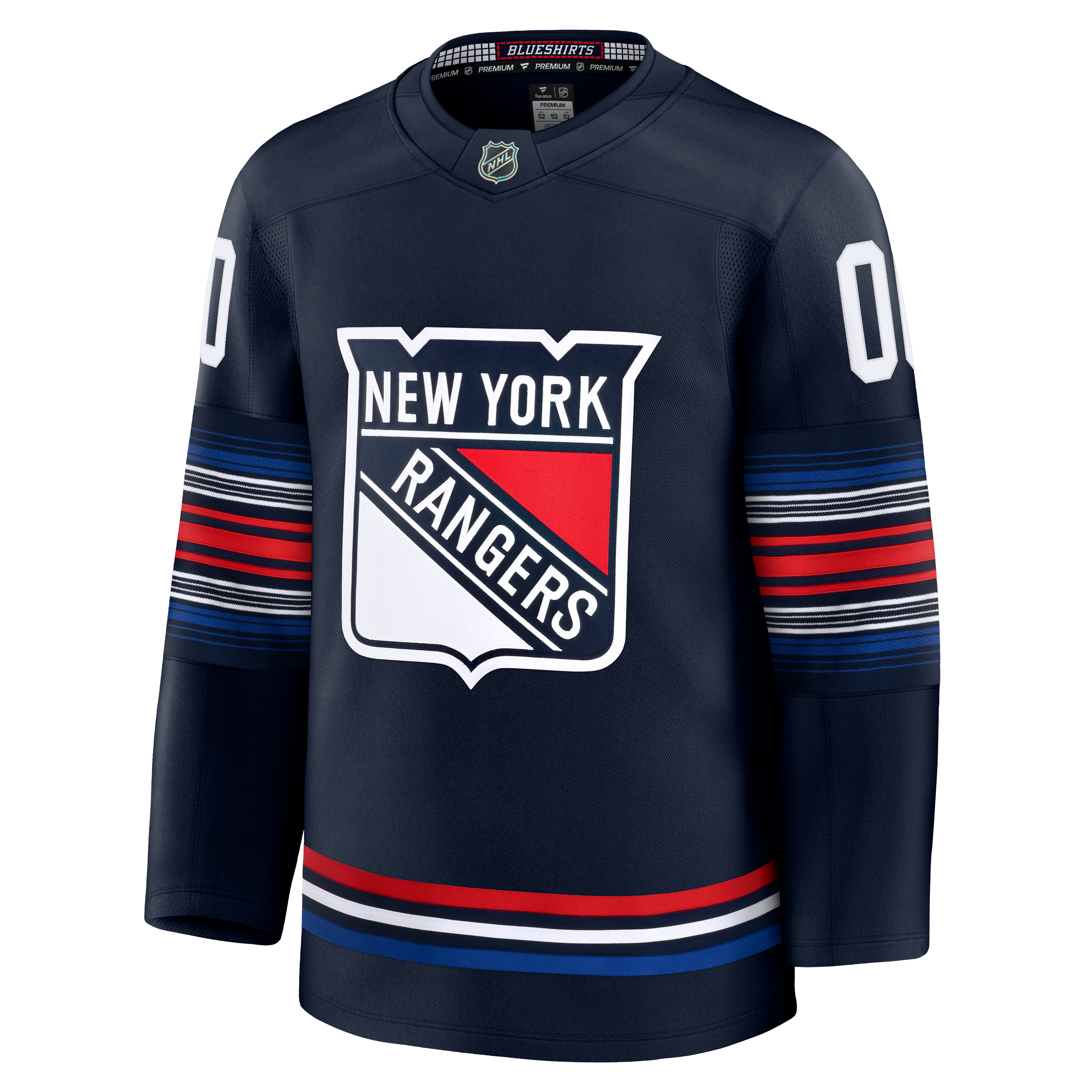 New York Rangers Away Premium Custom Jersey - Navy - Image 3