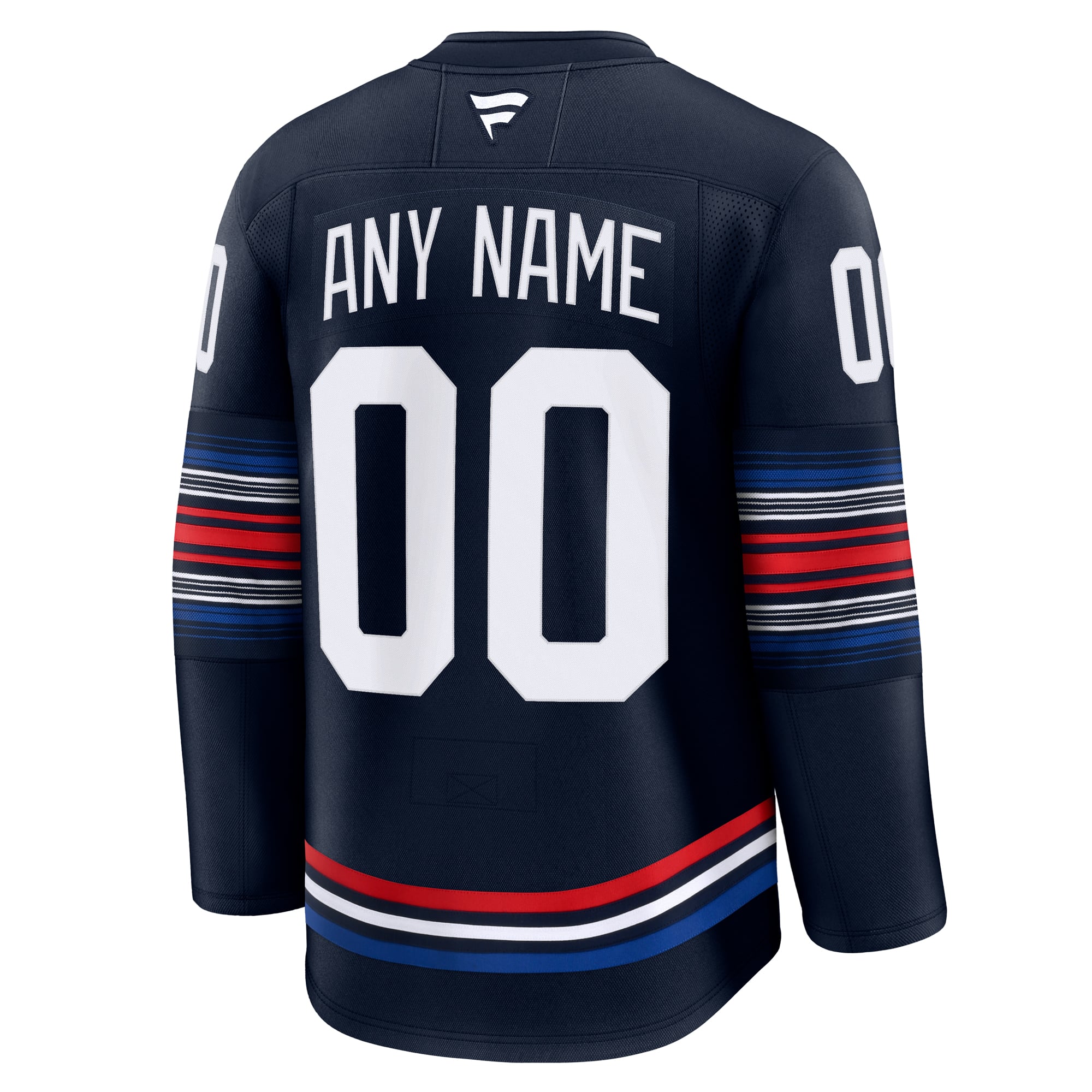 New York Rangers Away Premium Custom Jersey - Navy - Image 4