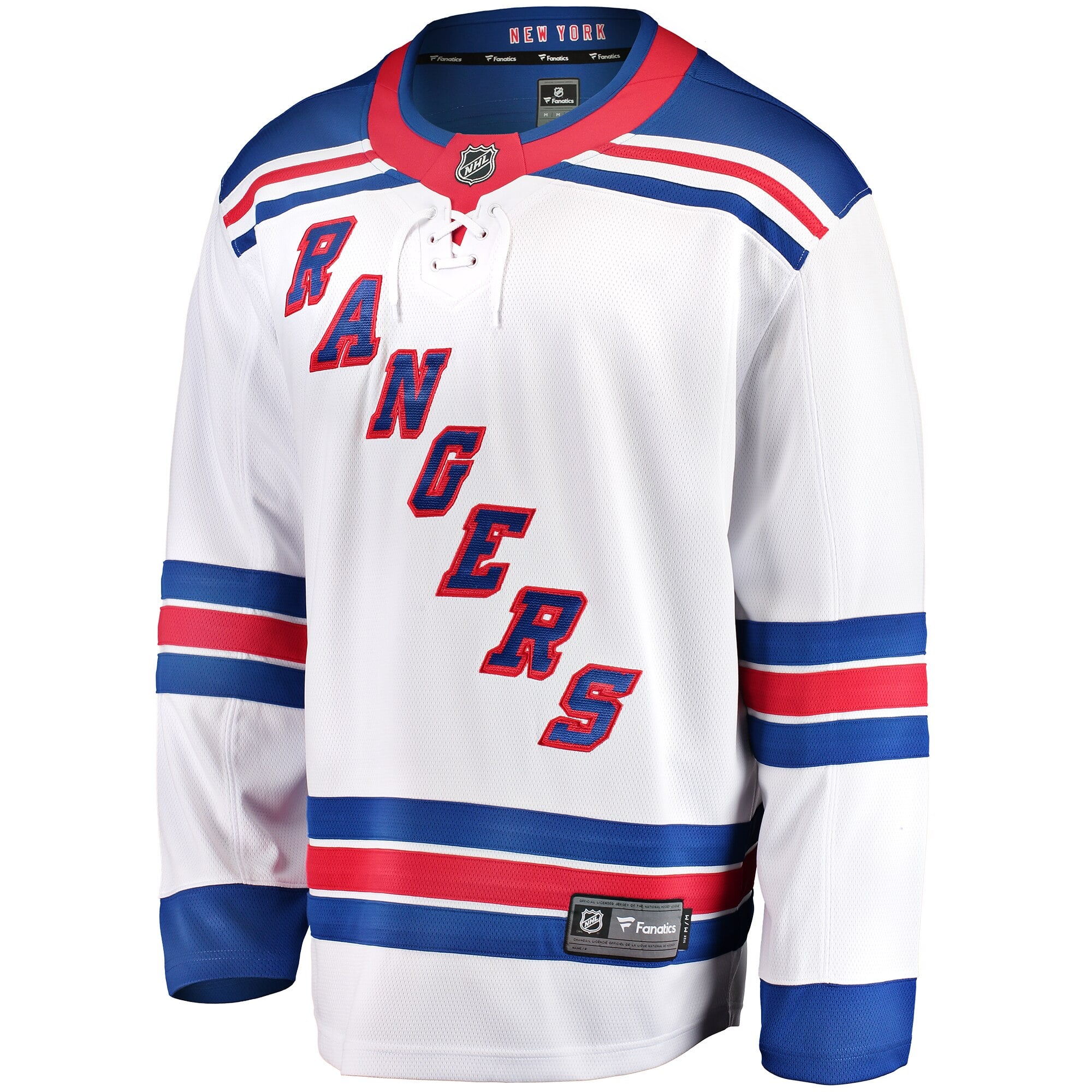 New York Rangers Breakaway Away Jersey - White - Image 3