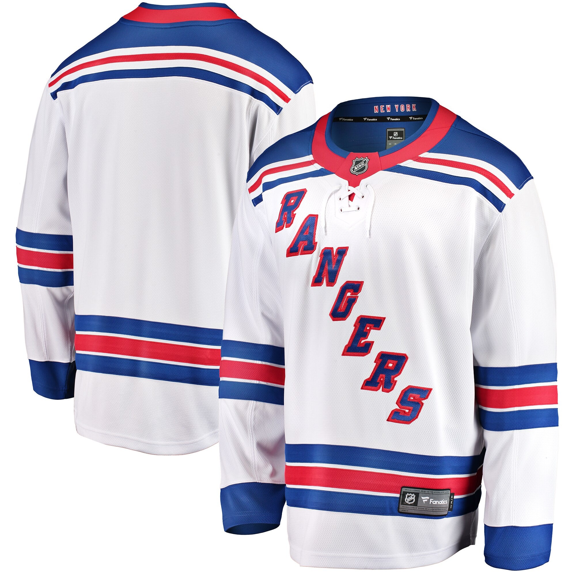 New York Rangers Breakaway Away Jersey - White - Image 2