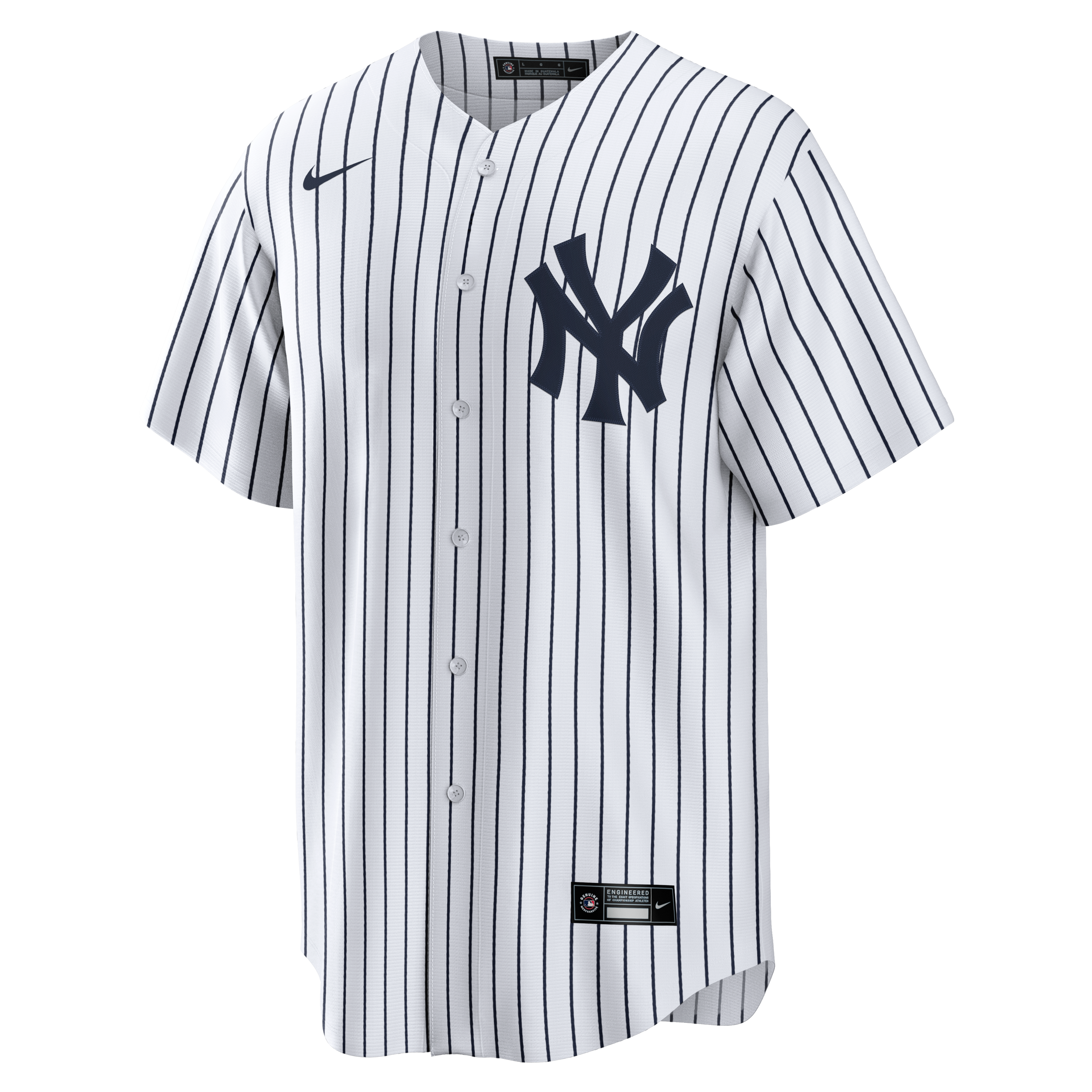 New York Yankees Home Big & Tall Jersey - White - Image 3