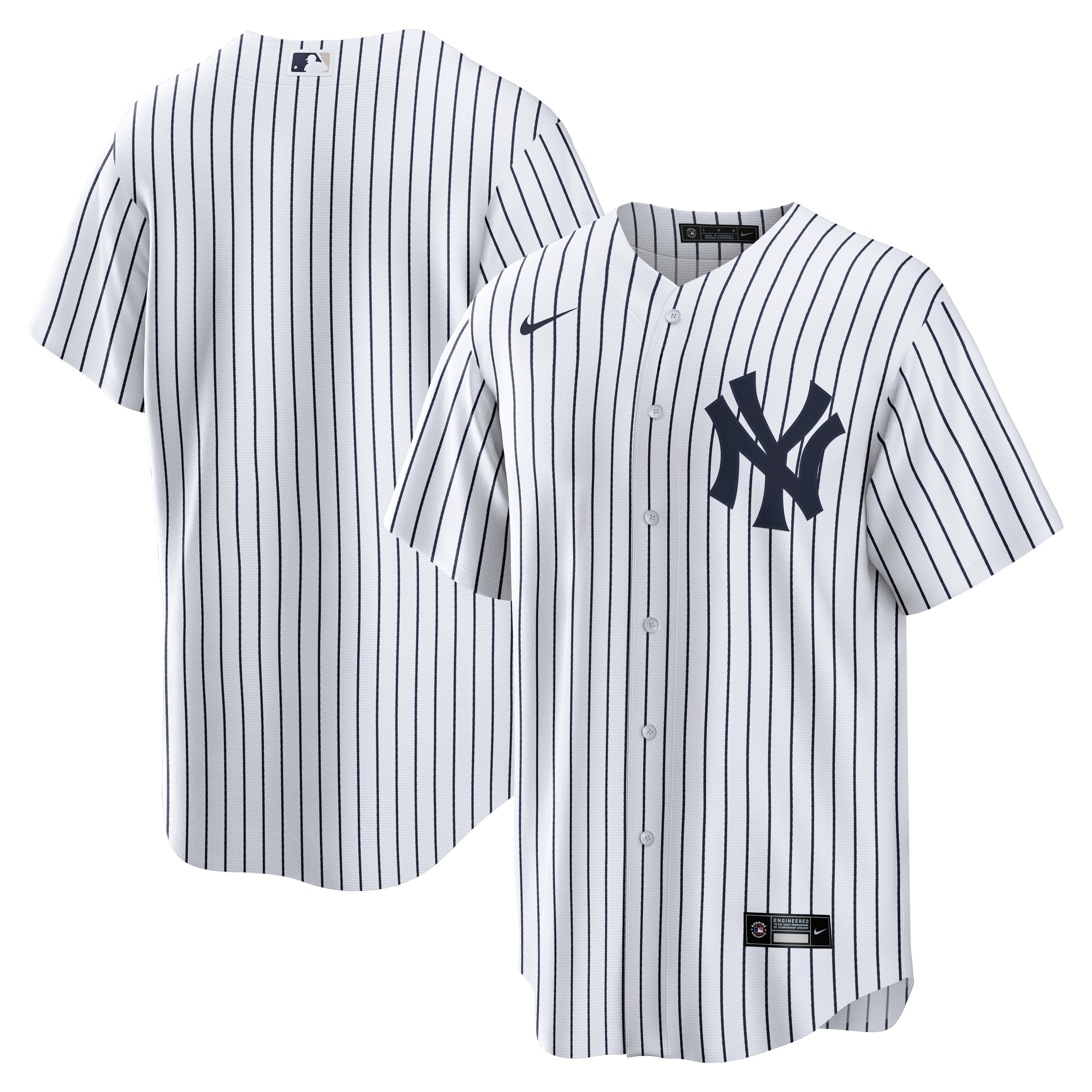 New York Yankees Home Big & Tall Jersey - White - Image 2