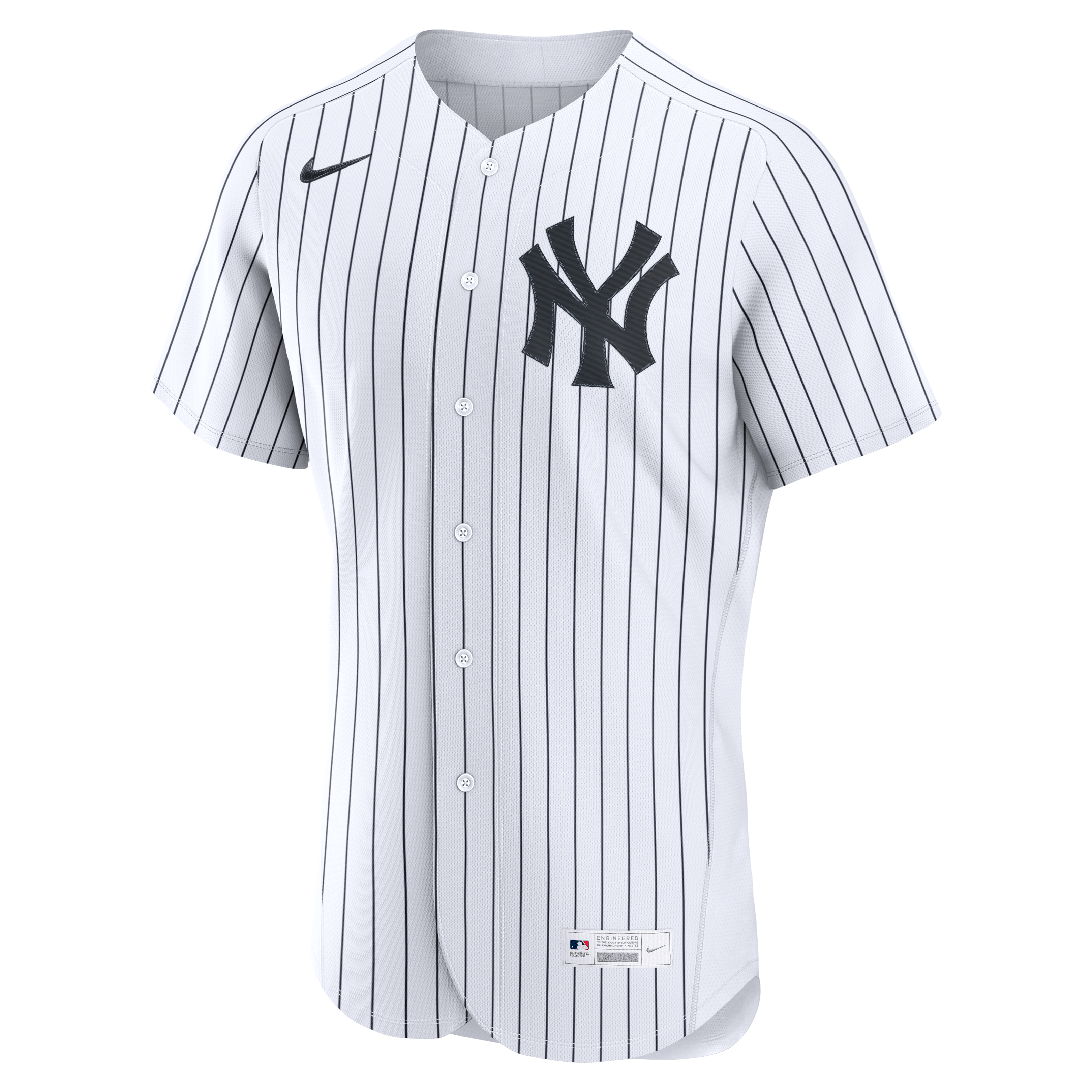 New York Yankees Home Custom Jersey - White - Image 3