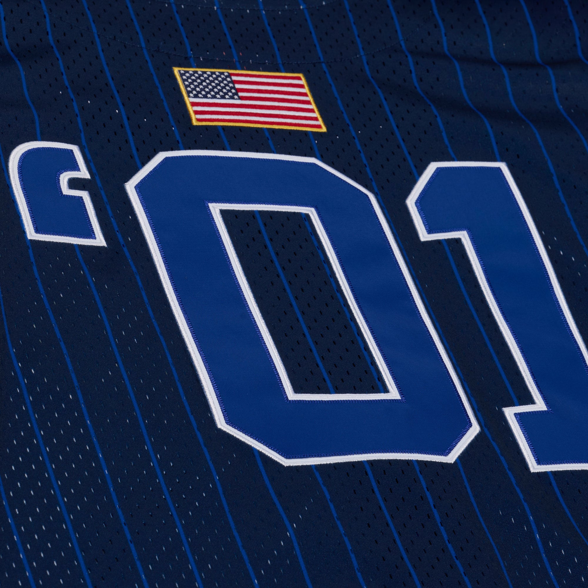 New York Yankees Jay-Z The Blueprint x Mesh Baseball Jersey - Navy - Image 11