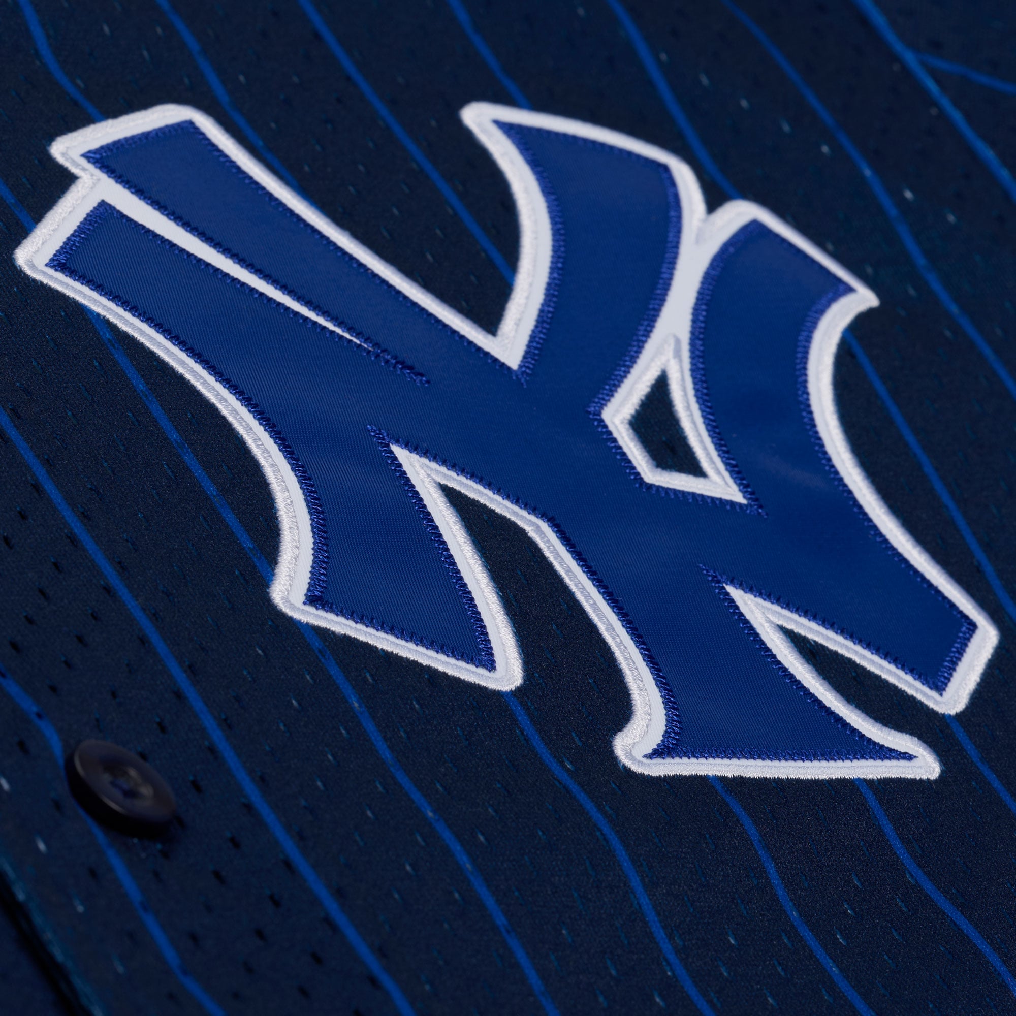 New York Yankees Jay-Z The Blueprint x Mesh Baseball Jersey - Navy - Image 7