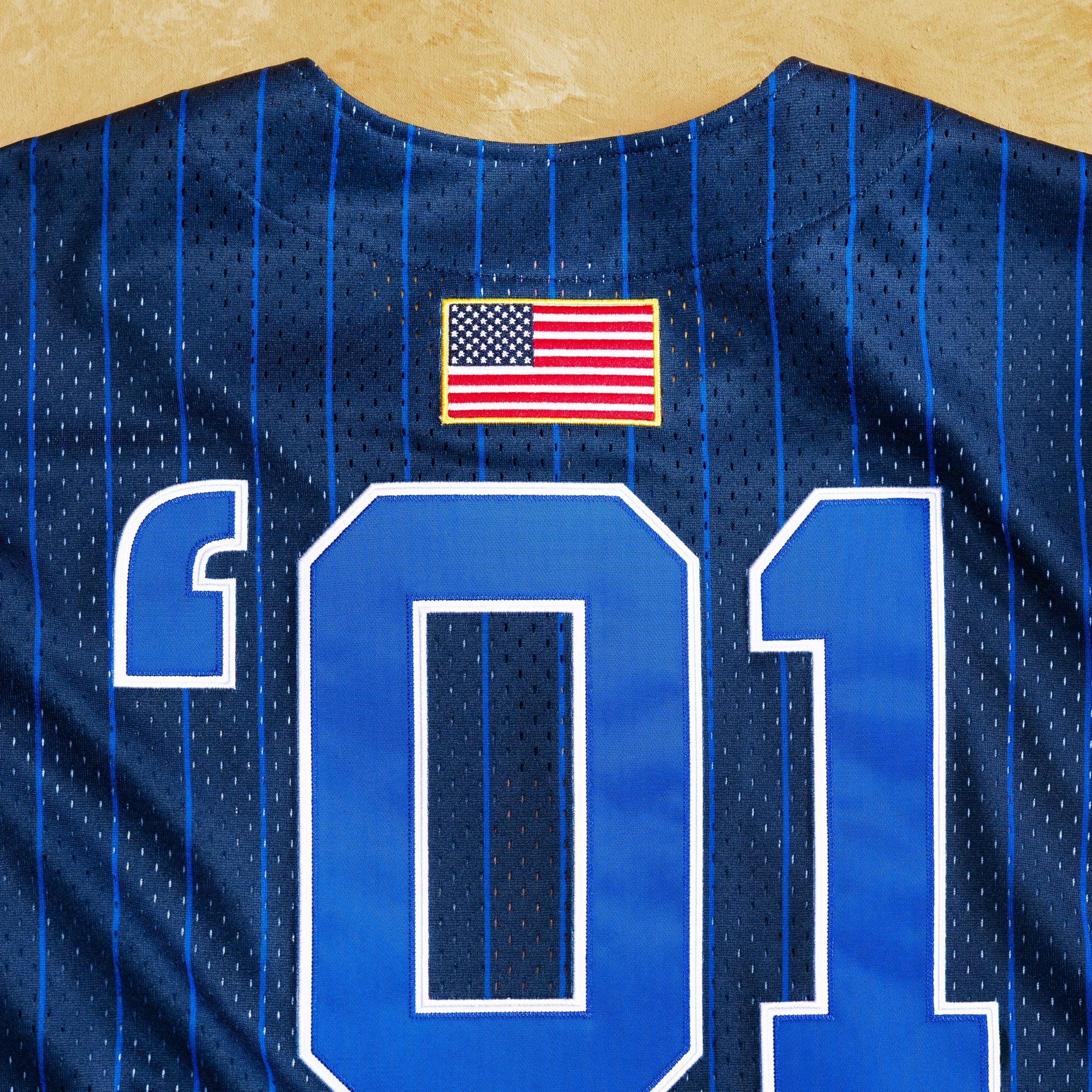 New York Yankees Jay-Z The Blueprint x Mesh Baseball Jersey - Navy - Image 14