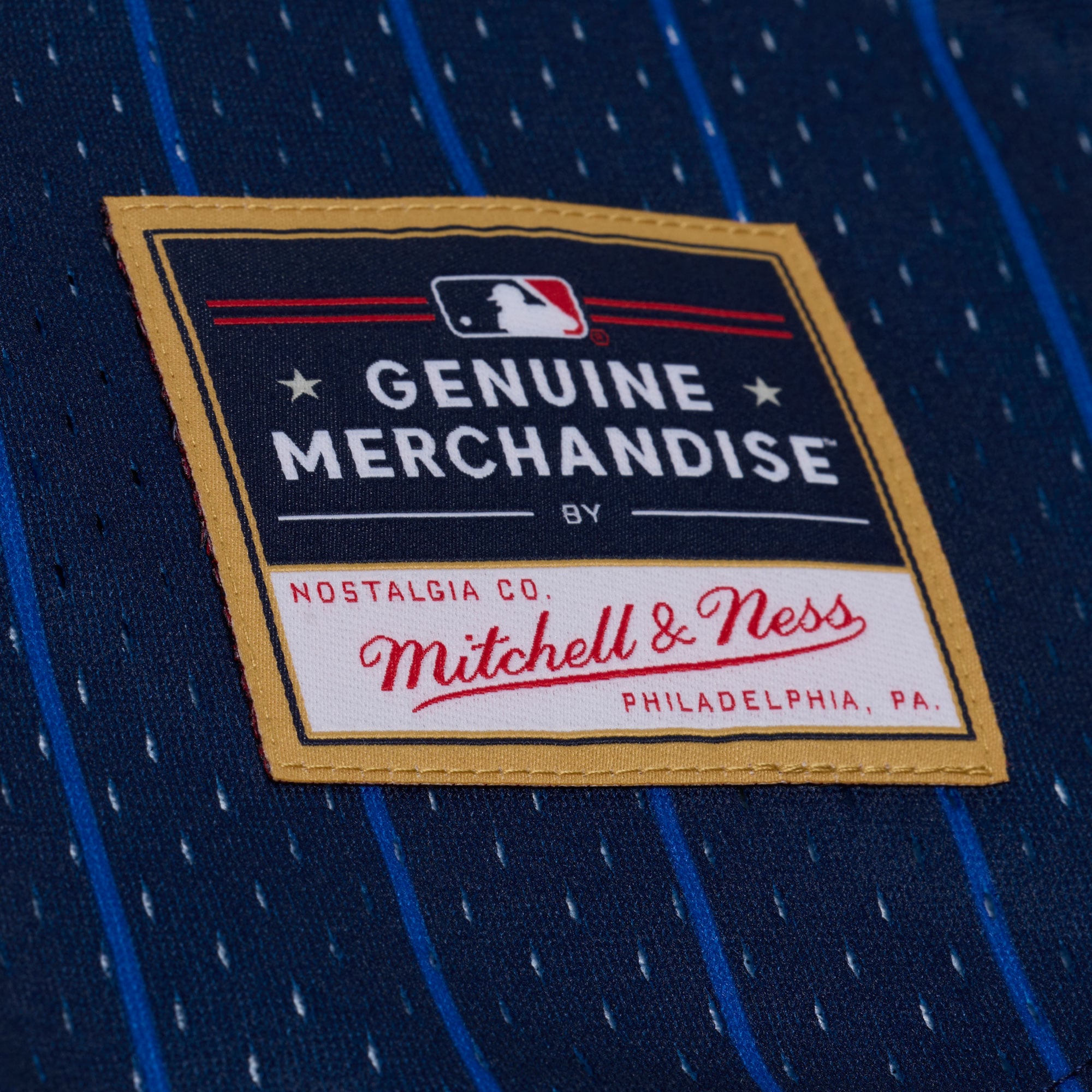 New York Yankees Jay-Z The Blueprint x Mesh Baseball Jersey - Navy - Image 4