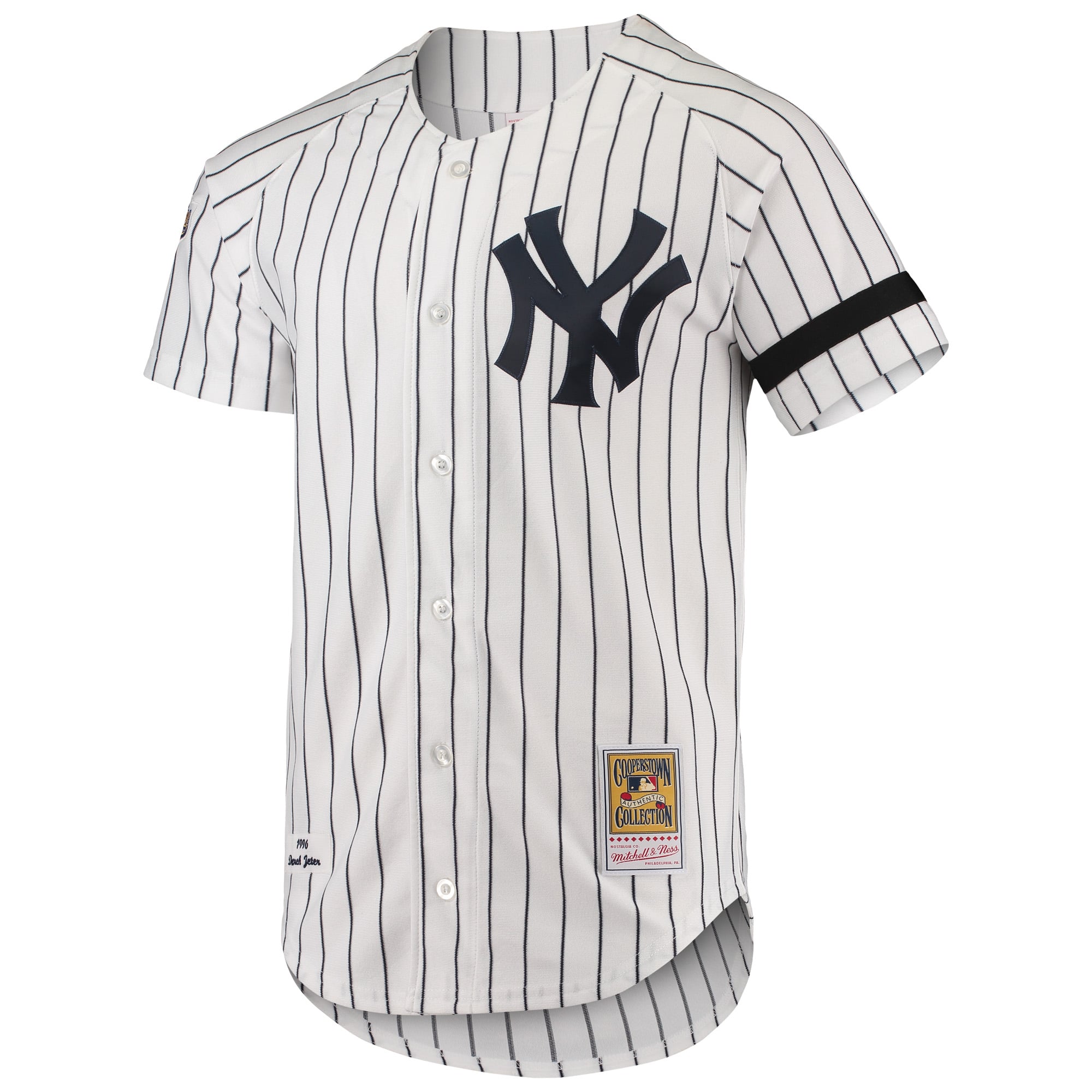 New York Yankees Cooperstown Collection 1996 Home Jersey - White - Image 3