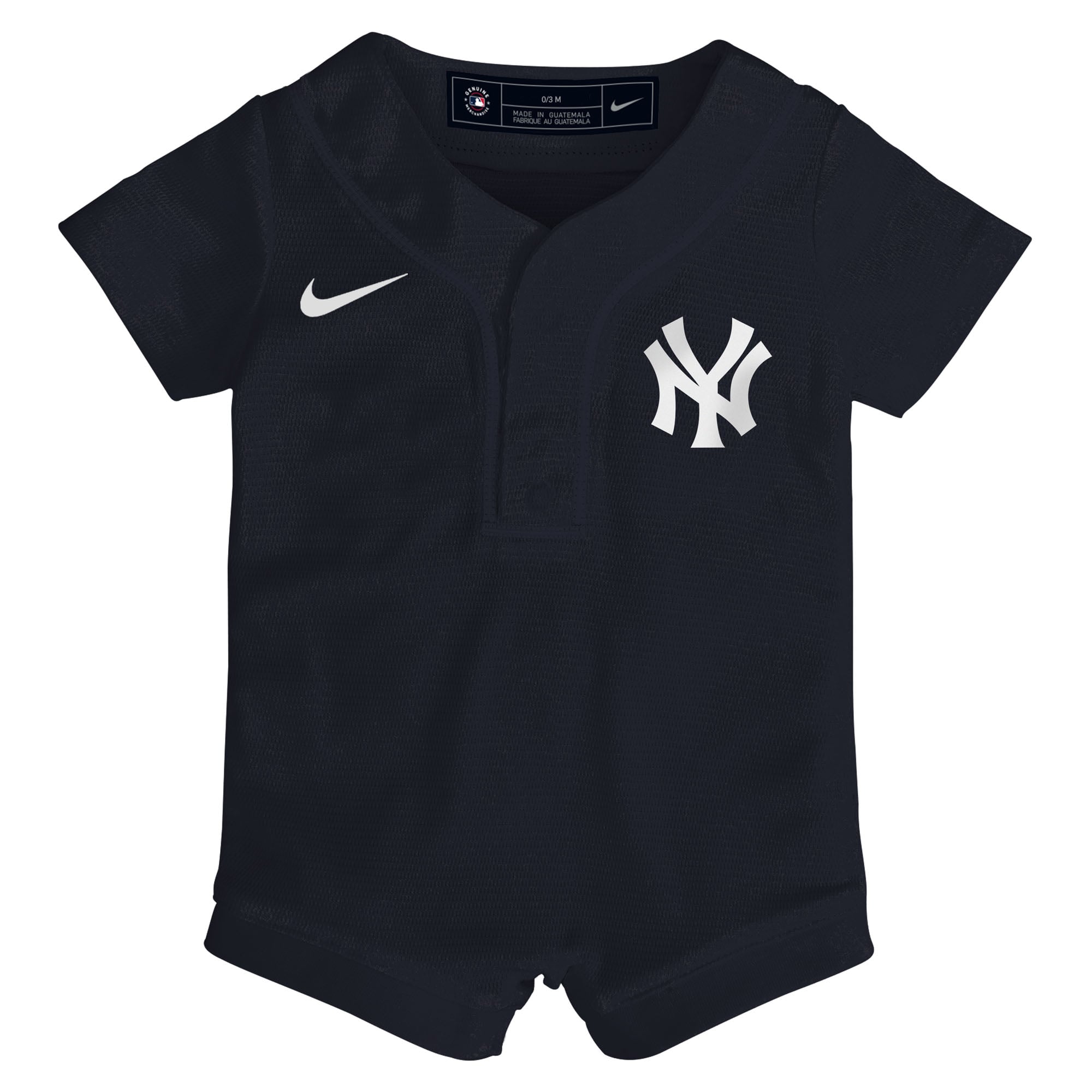 New York Yankees Newborn Alternate Romper Jersey - Navy - Image 3