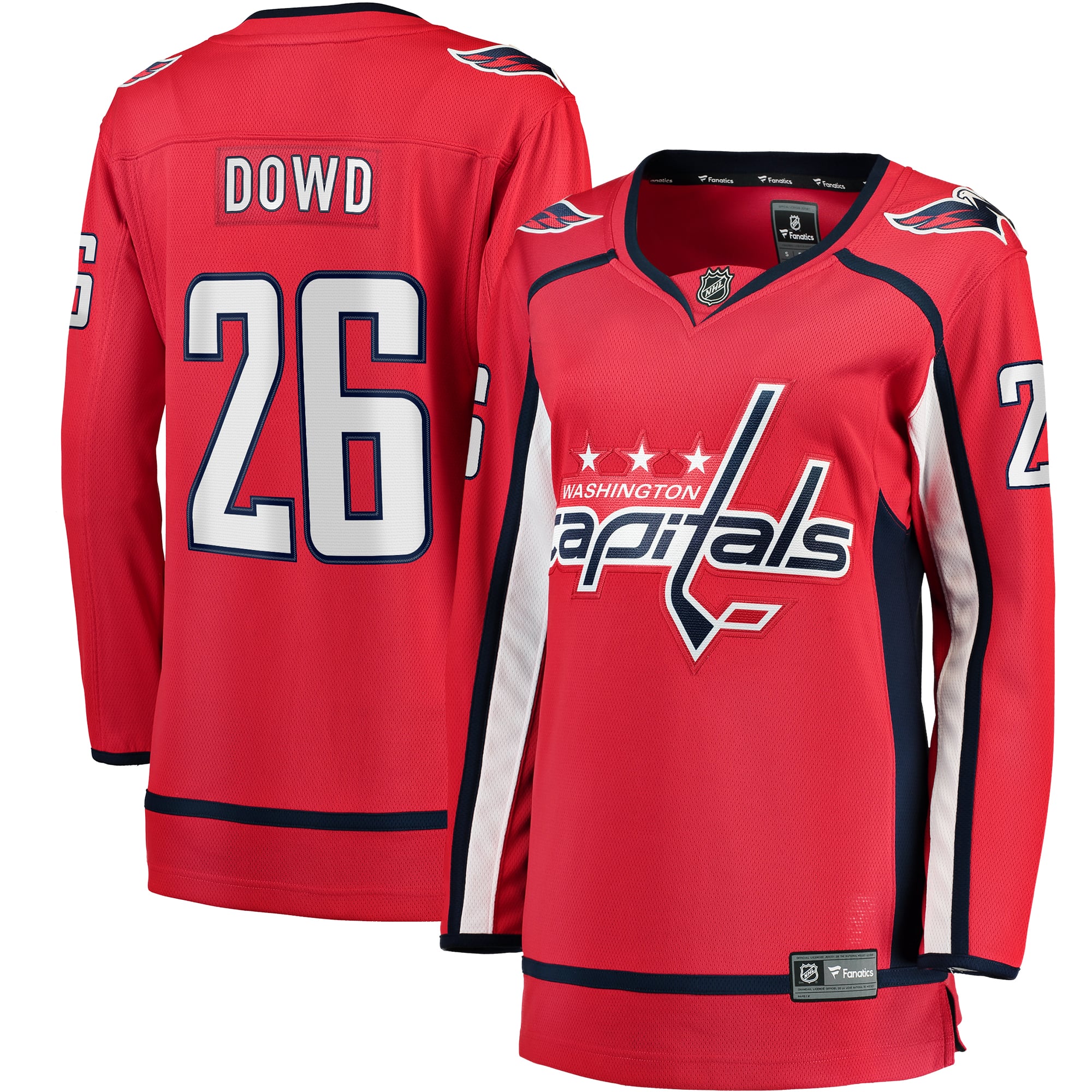 Nic Dowd Washington Capitals Women's Home Breakaway Player Jersey - Red - Image 2