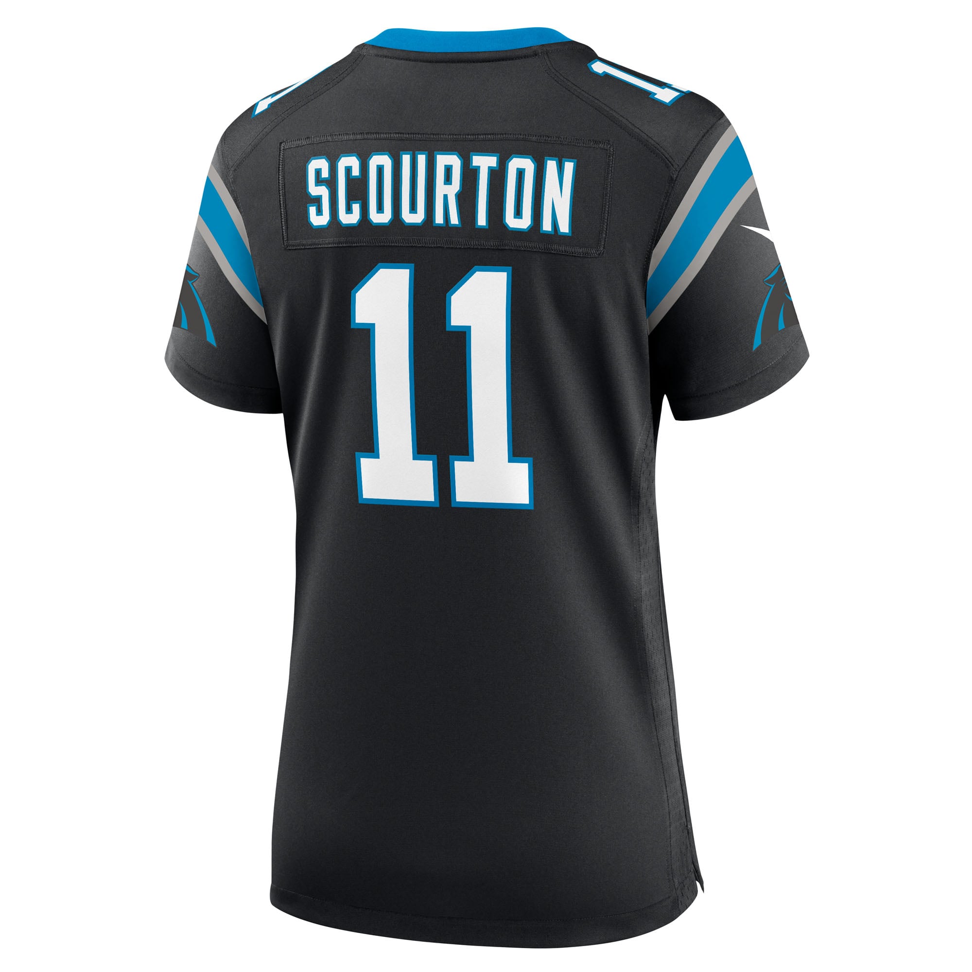 Nic Scourton Carolina Panthers Women's Team Game Jersey - Black - Image 4