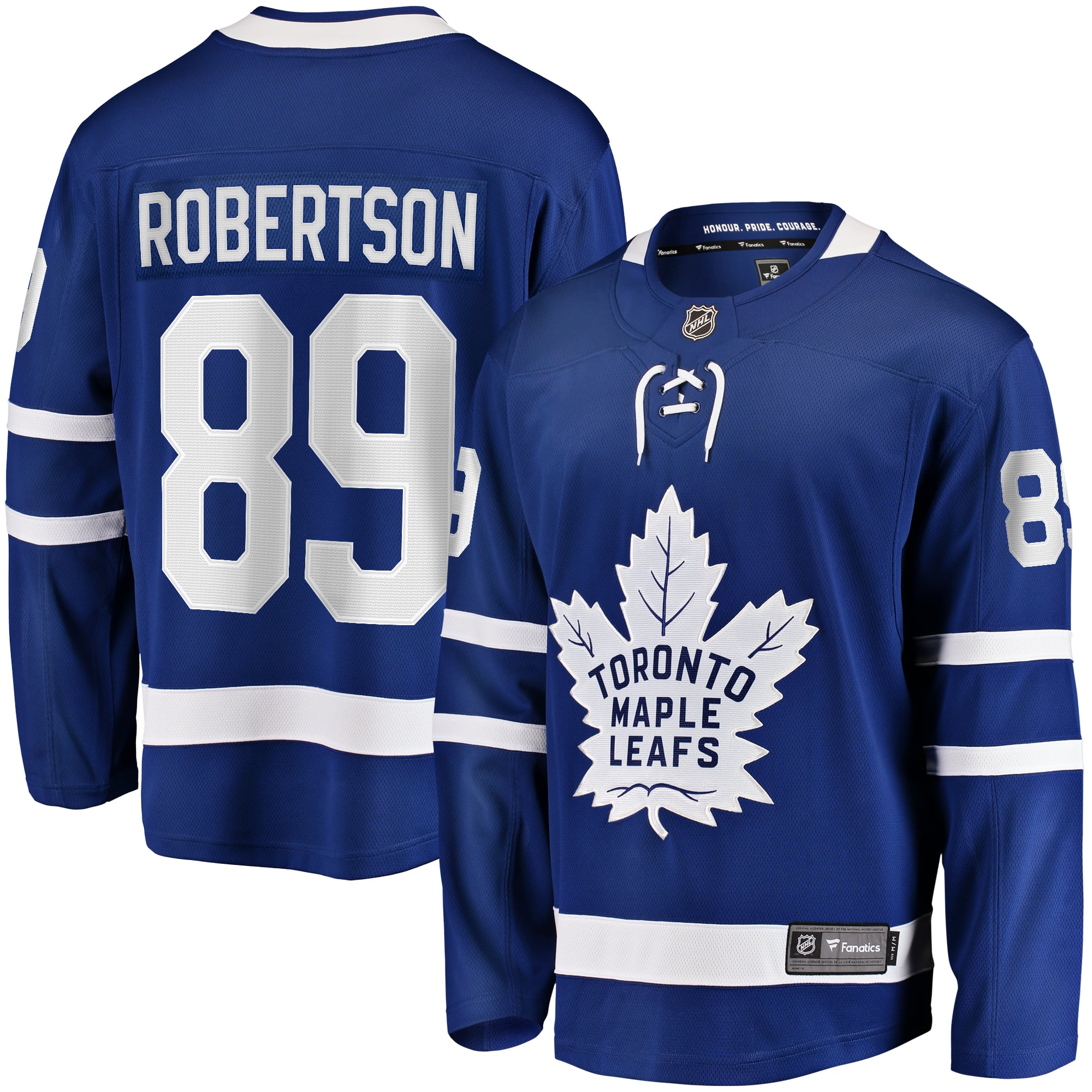 Nicholas Robertson Toronto Maple Leafs Home Premier Breakaway Player Jersey - Blue