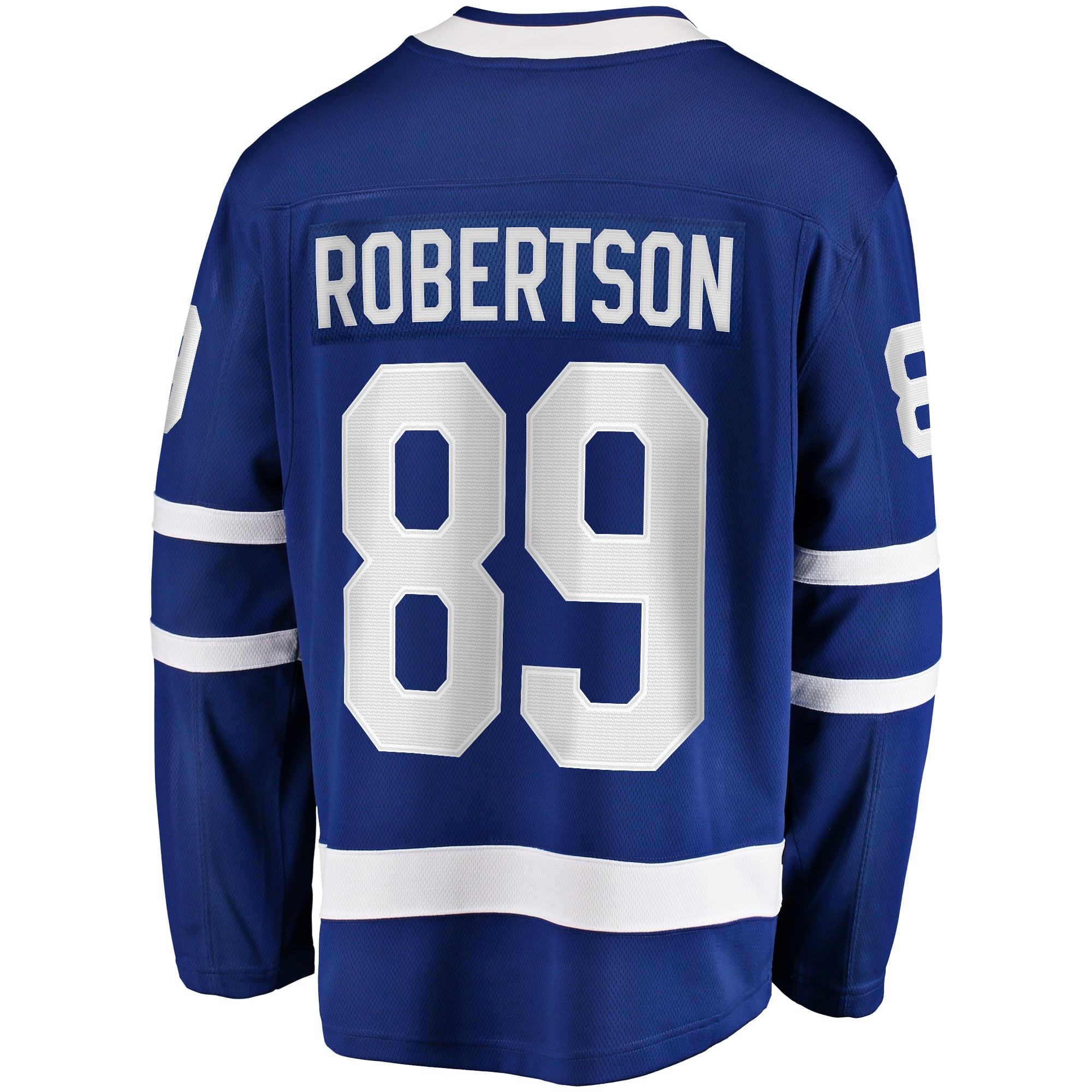 Nicholas Robertson Toronto Maple Leafs Home Premier Breakaway Player Jersey - Blue - Image 4