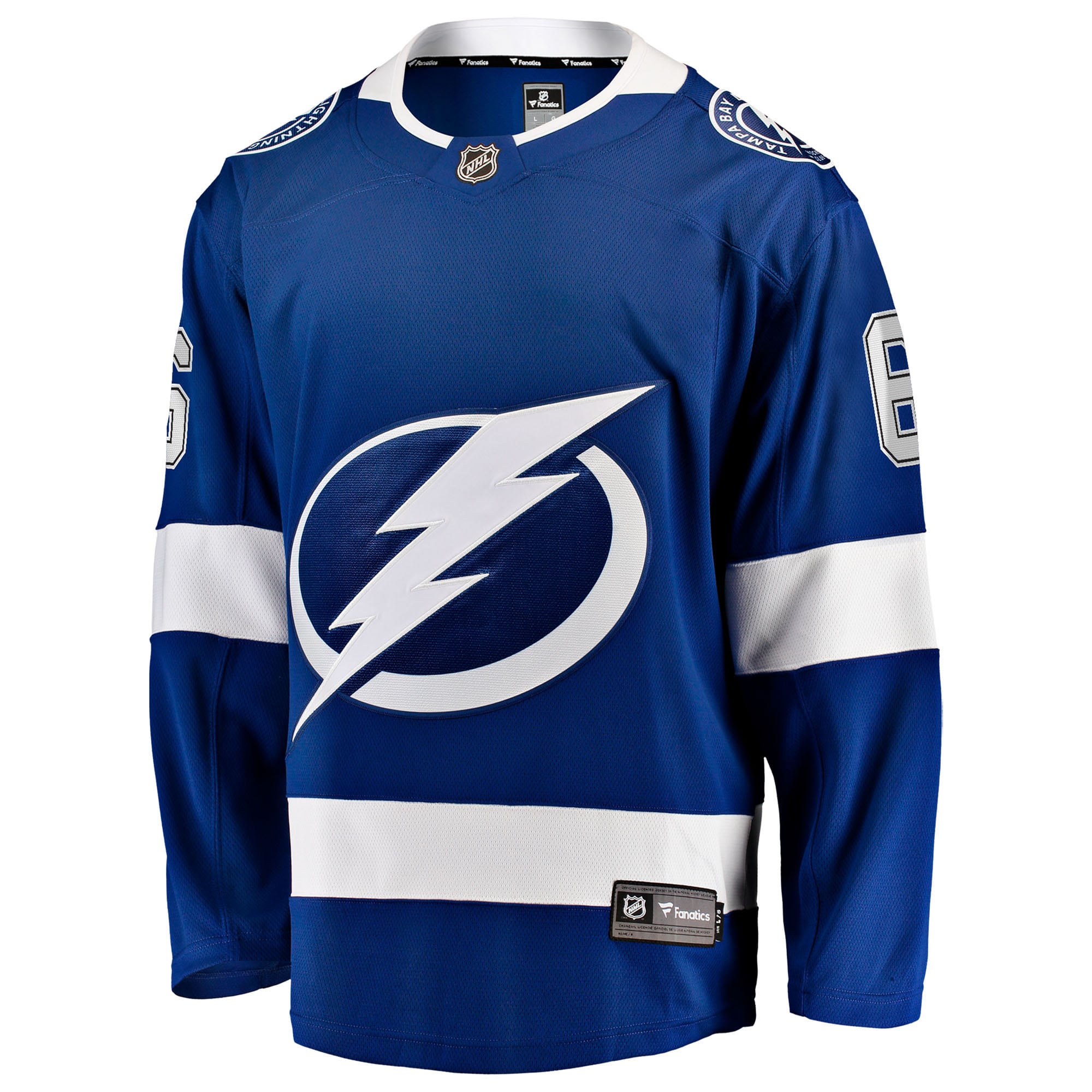 Nick Abruzzese Tampa Bay Lightning Home Breakaway Jersey - Blue - Image 3