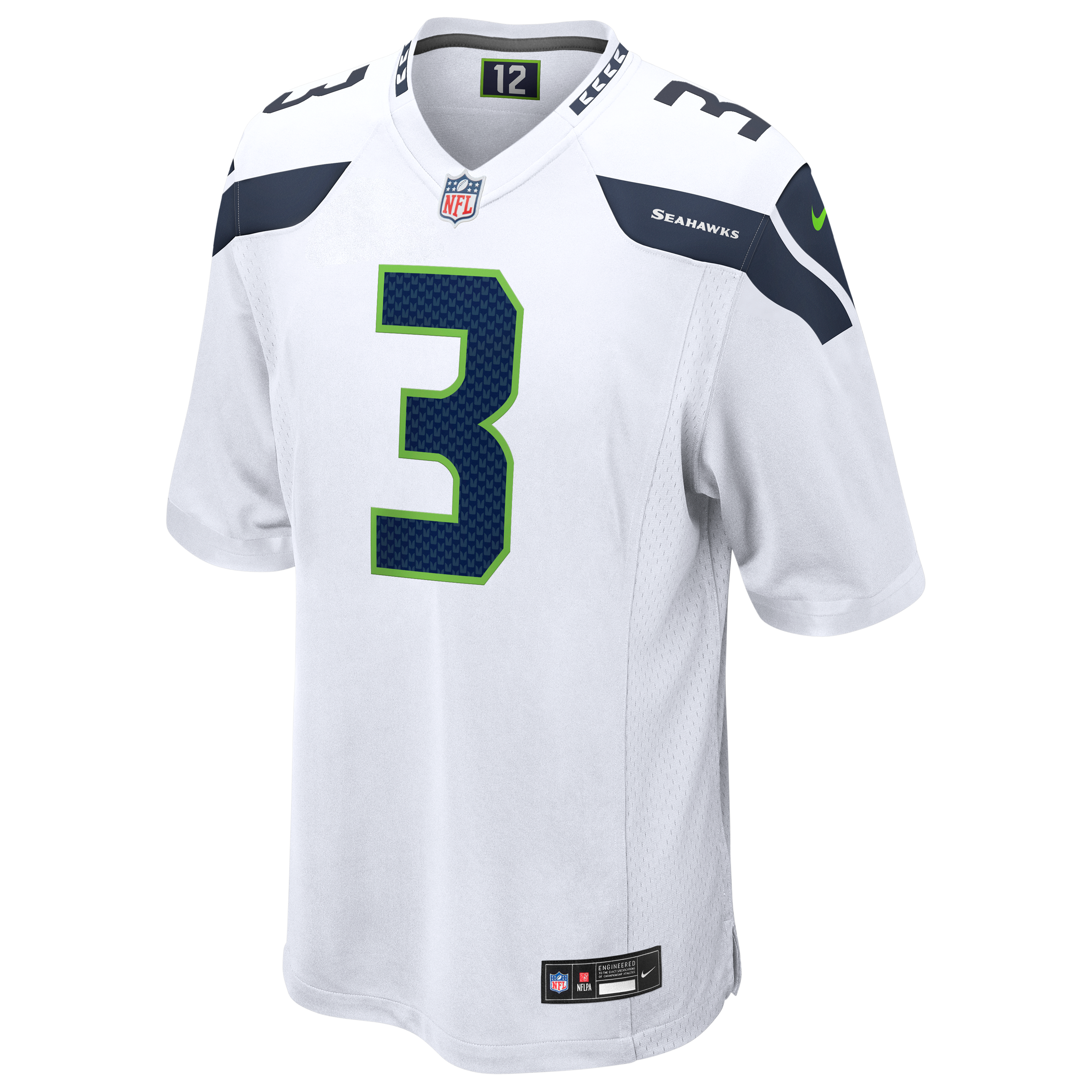 Nick Emmanwori Seattle Seahawks Game Jersey - White - Image 3