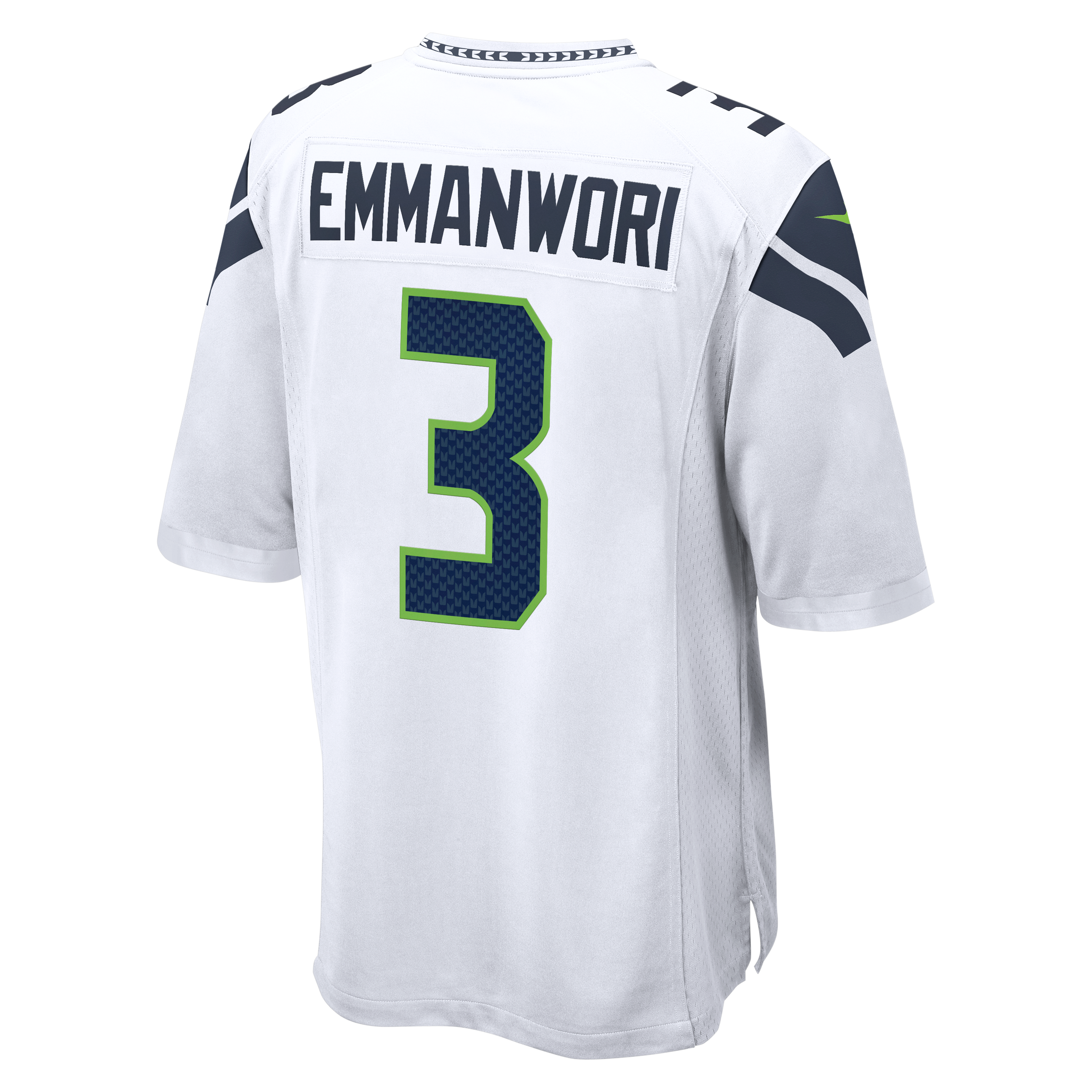 Nick Emmanwori Seattle Seahawks Game Jersey - White - Image 4