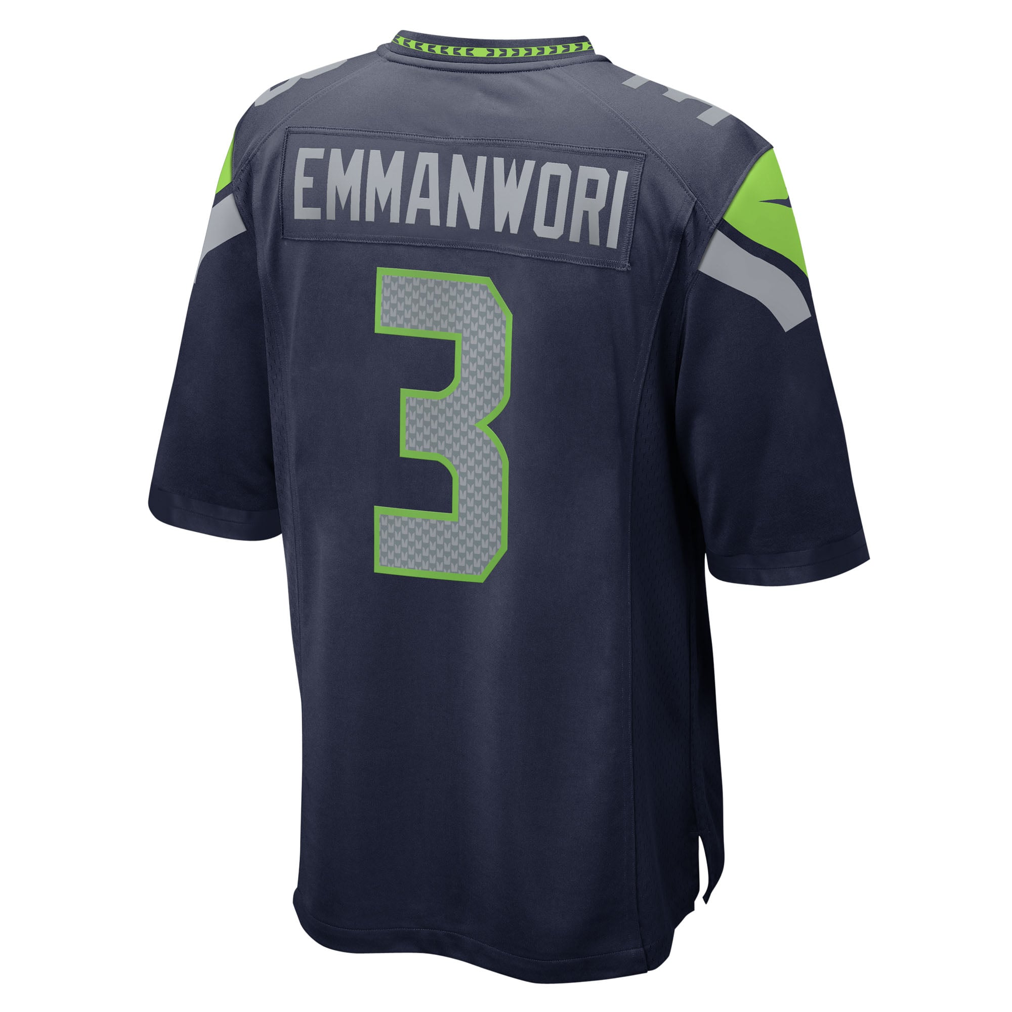 Nick Emmanwori Seattle Seahawks Team Game Jersey - College Navy - College Navy - Image 4