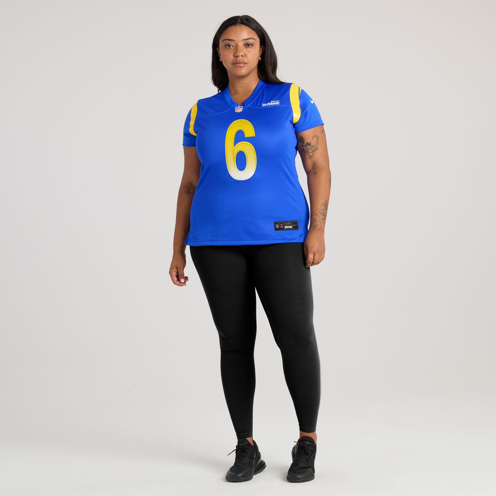 Nick Hampton Los Angeles Rams Women's Team Game Jersey - Royal - Image 7