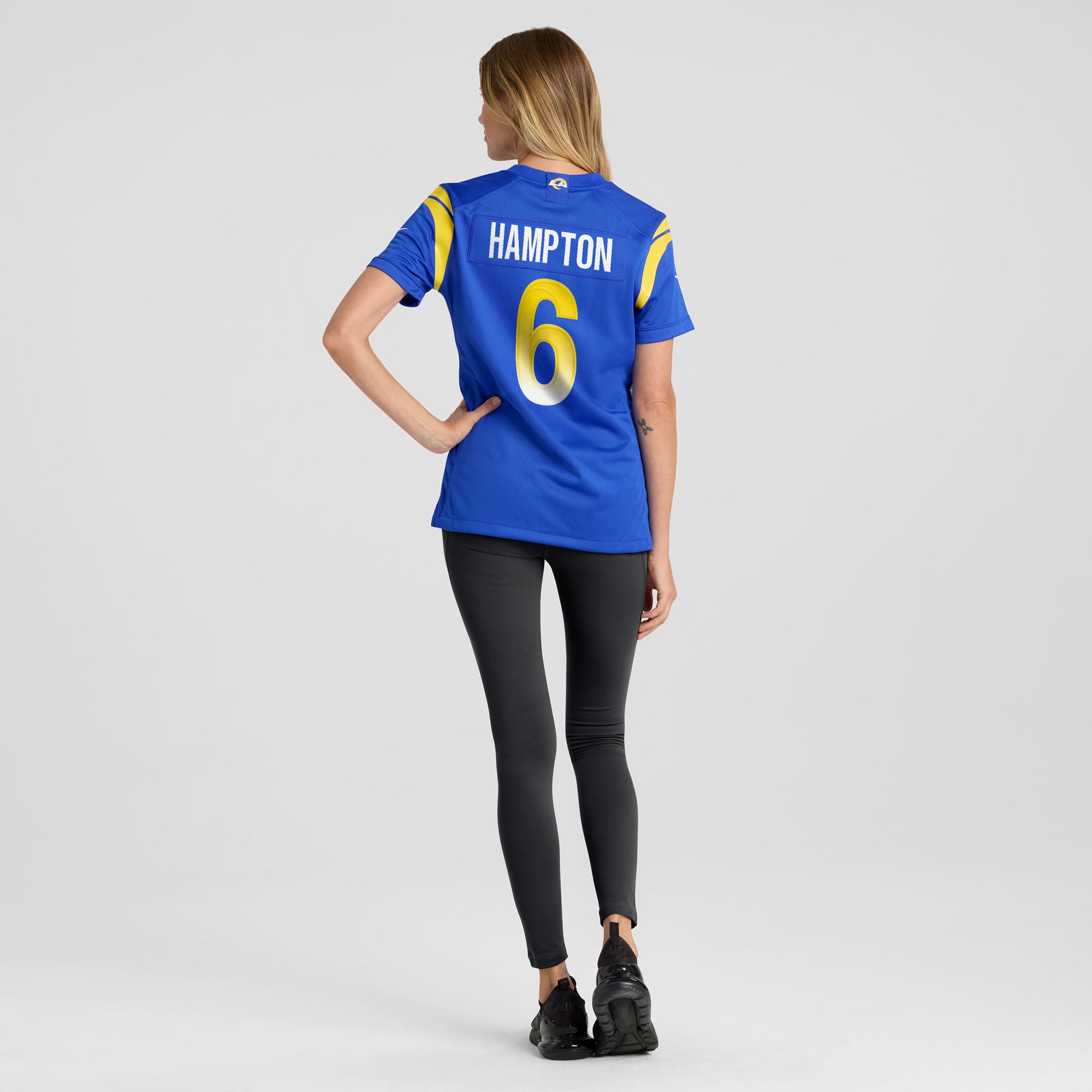 Nick Hampton Los Angeles Rams Women's Team Game Jersey - Royal - Image 6